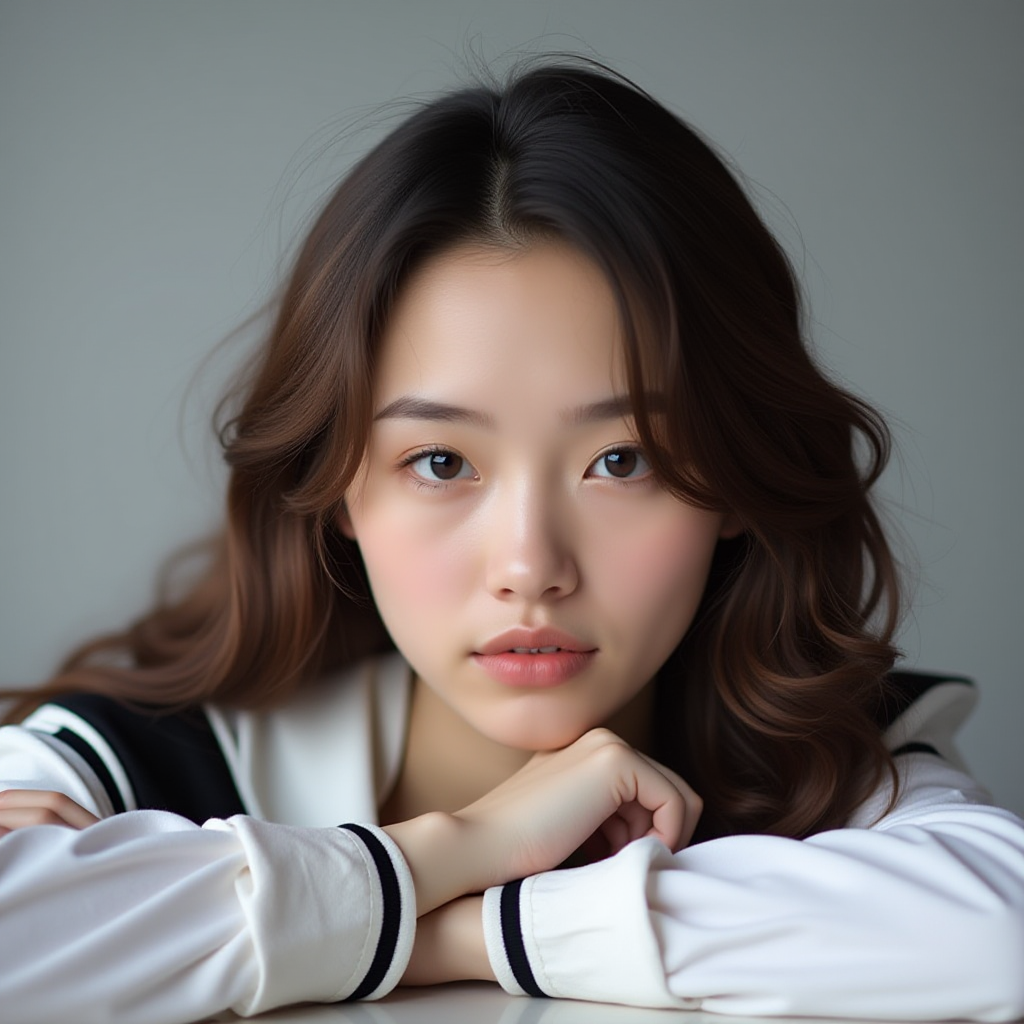美女照片真人图片背面_美女时尚街拍
