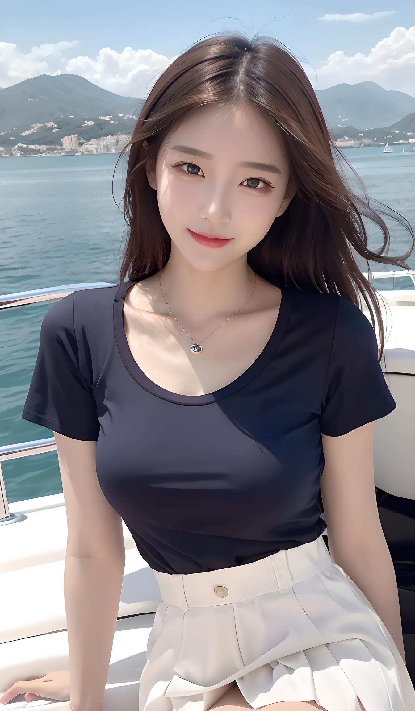 海边美女