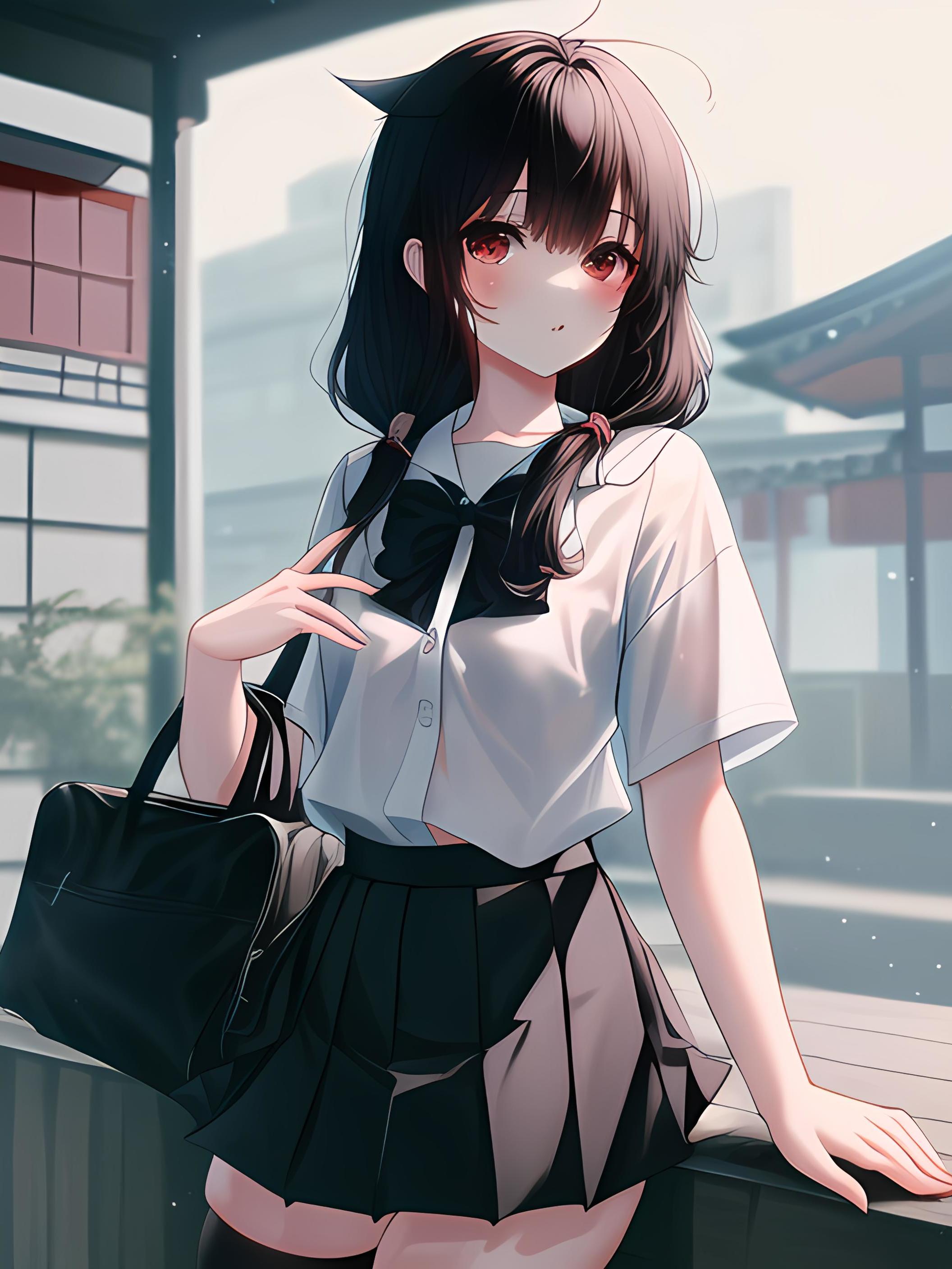 校服少女