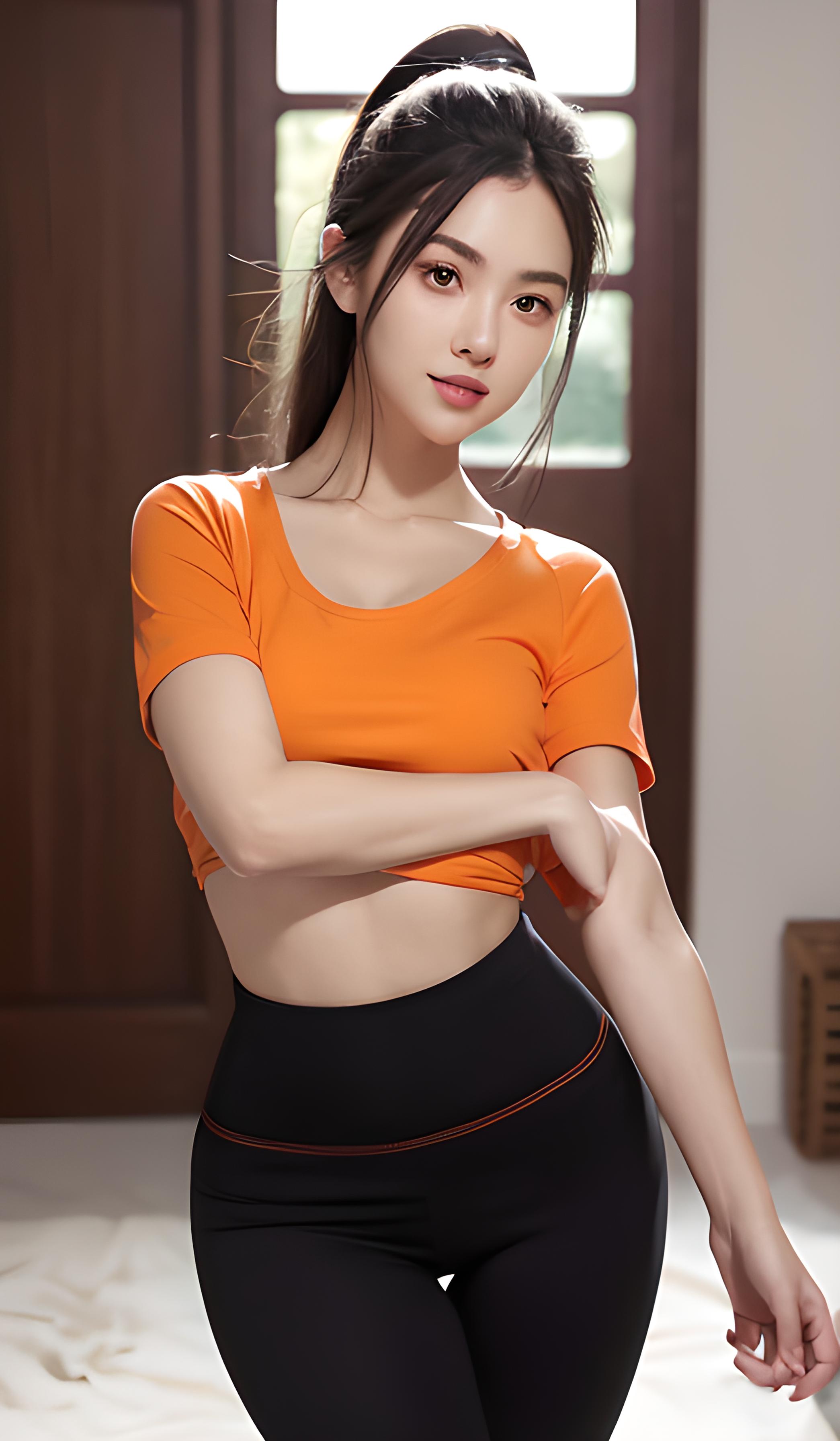 瑜伽裤mm