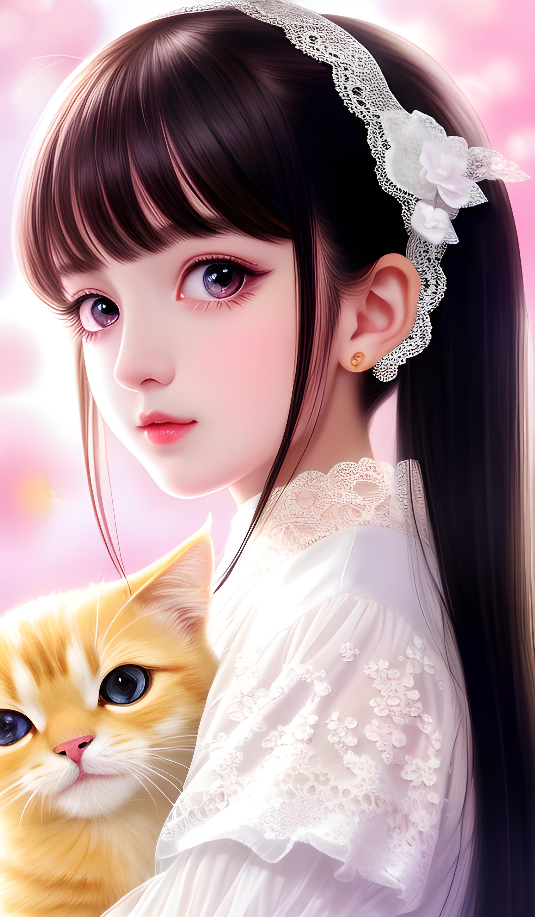 少女与猫