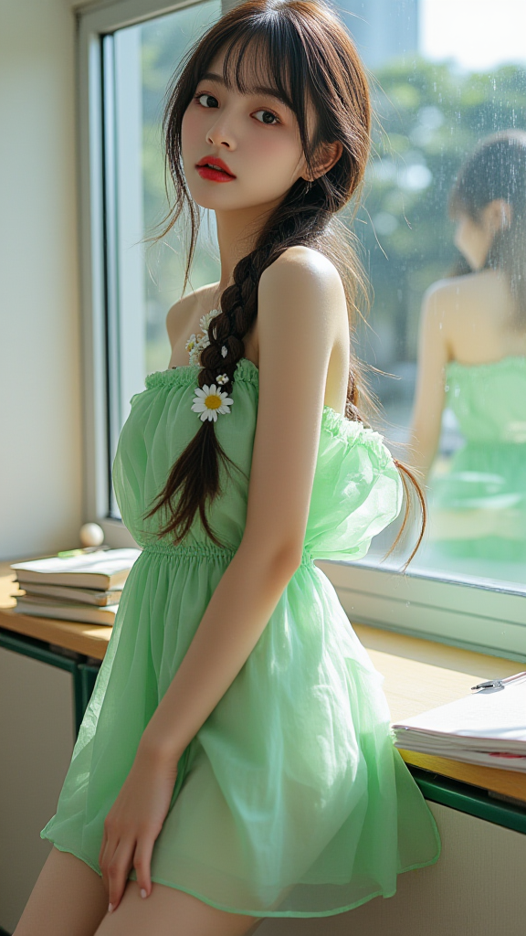露肩女孩