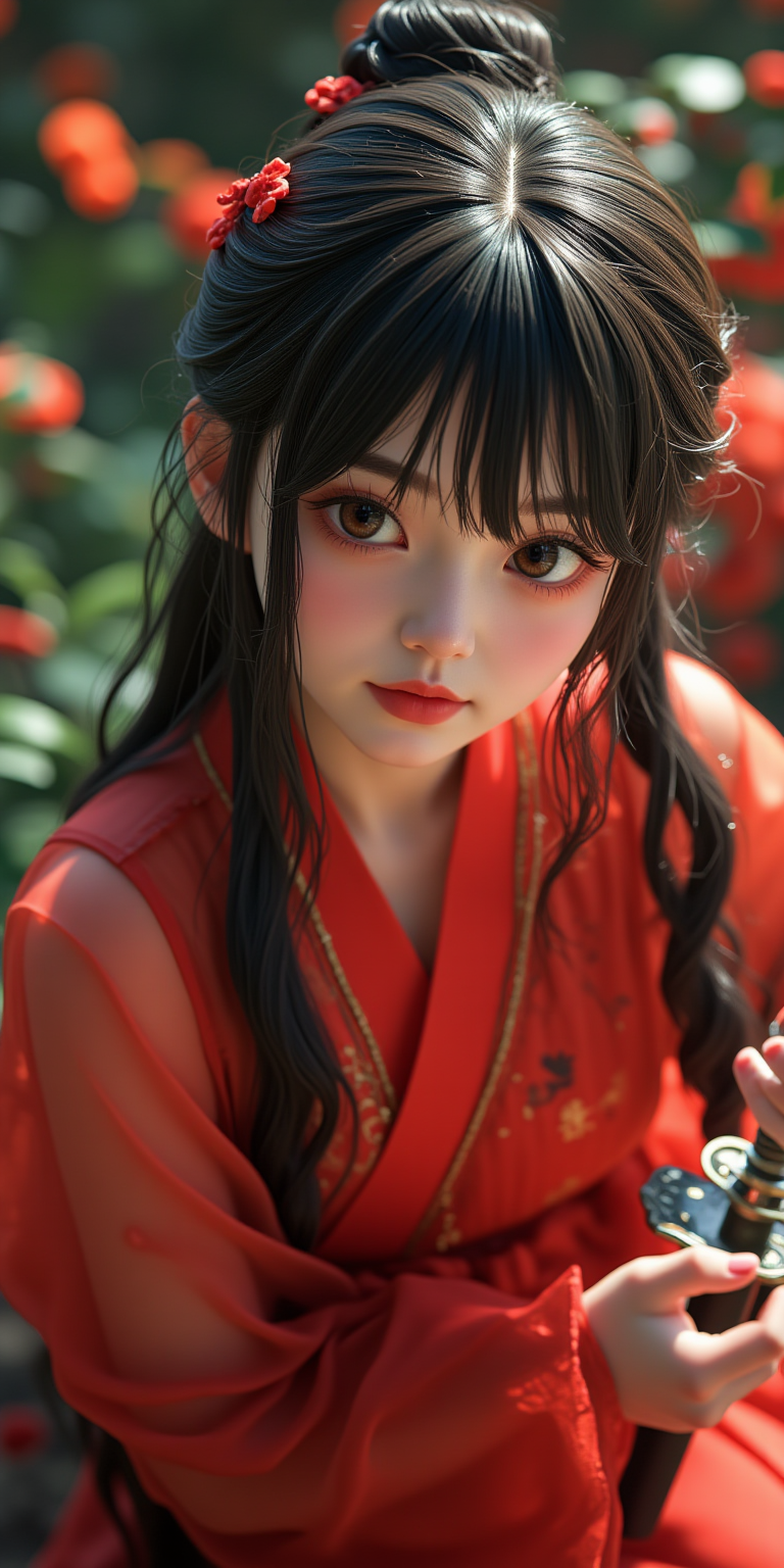 汉服萝莉美少女