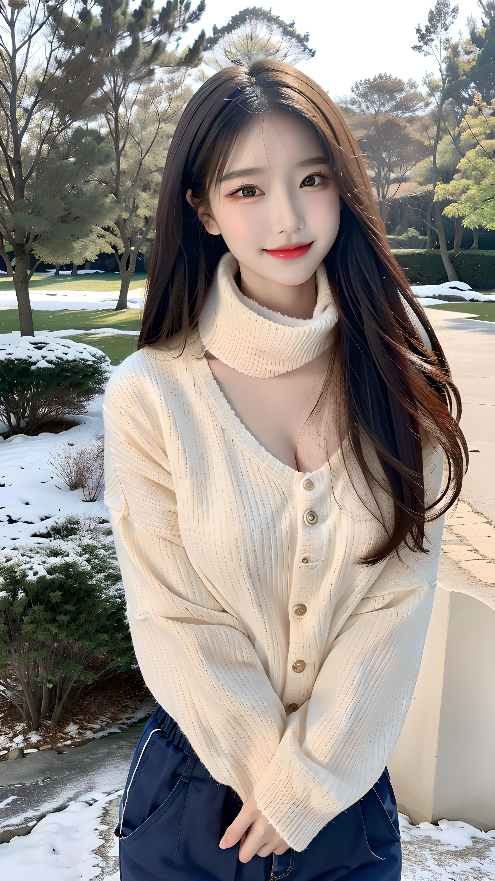 雪花美女