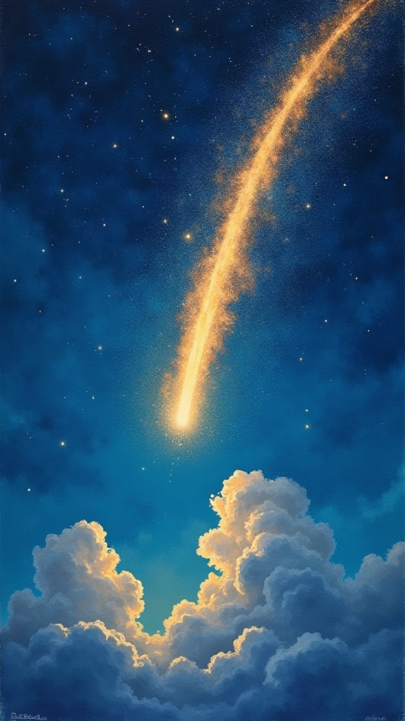 流星送福