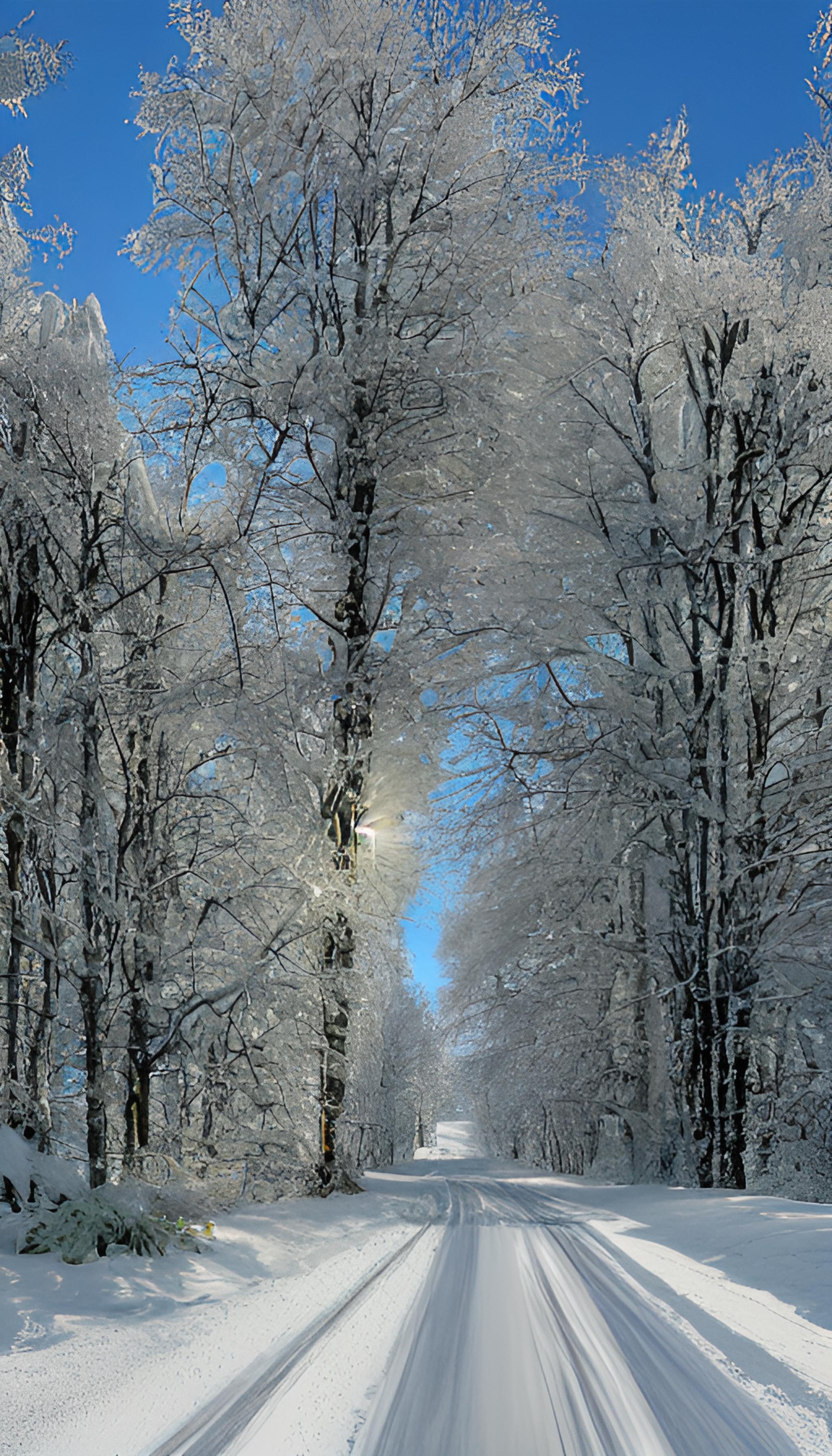 冬日雪景