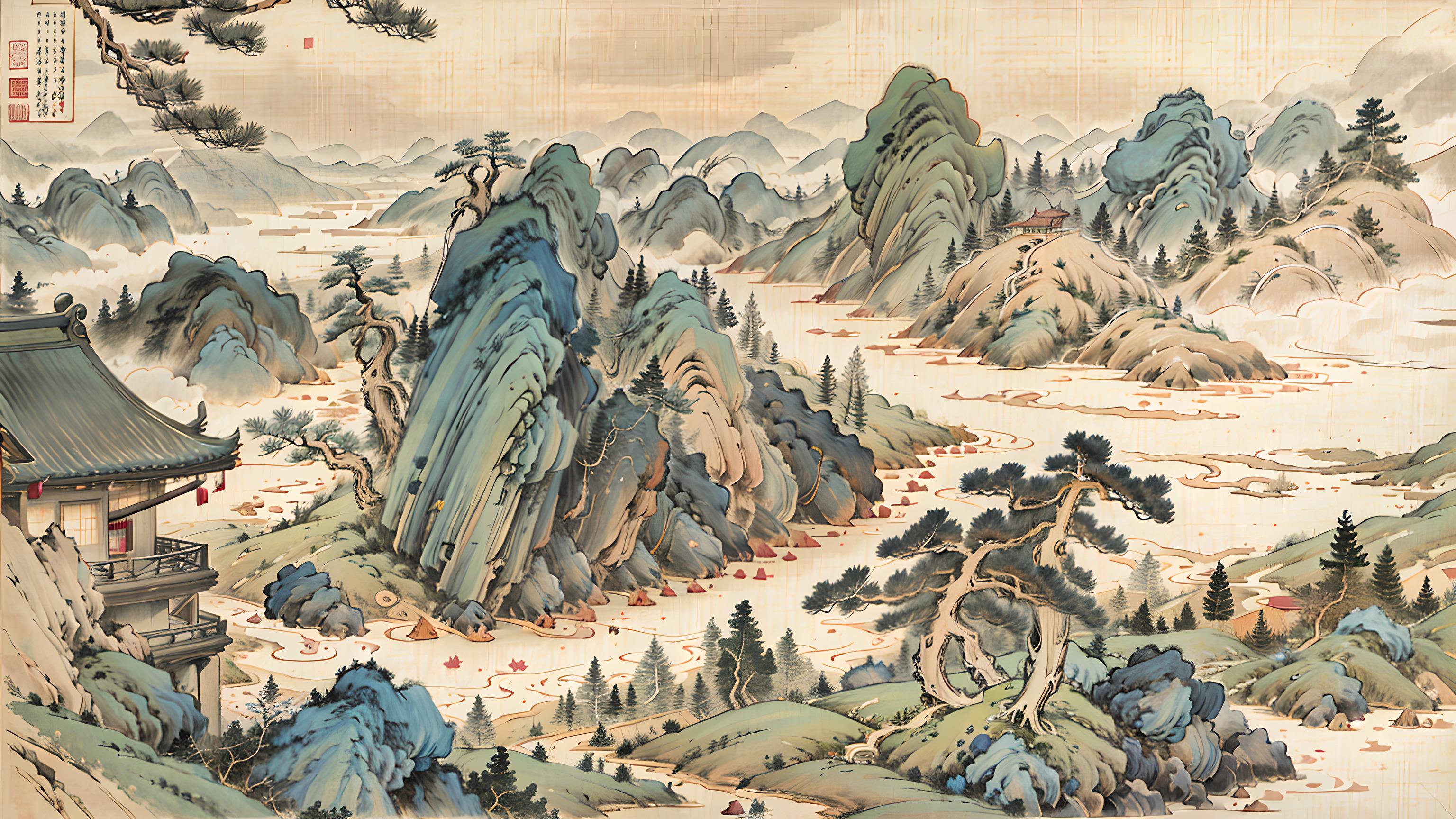 山水画