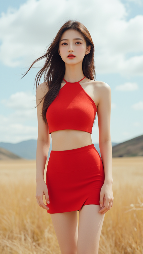 露肩女孩