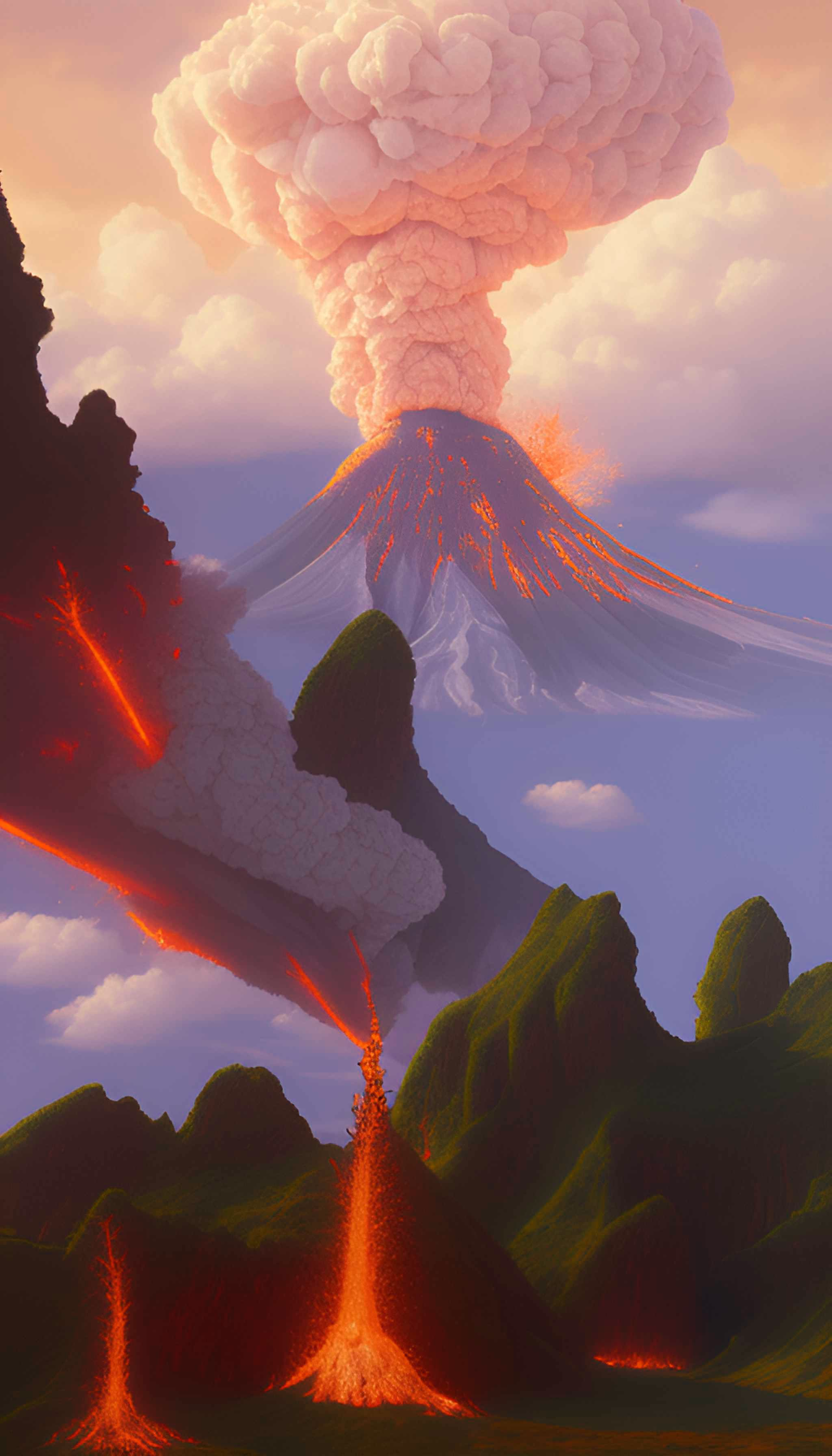 火山爆发