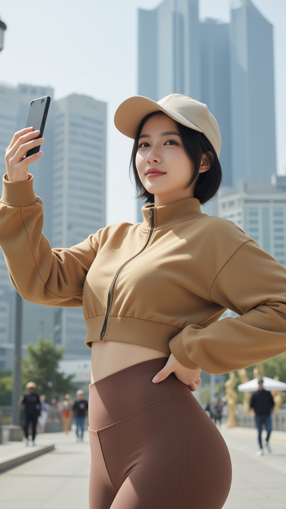 瑜伽裤女孩