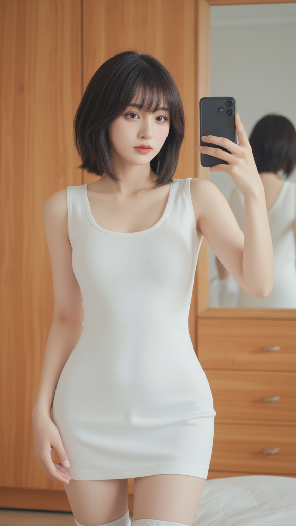 短发女孩