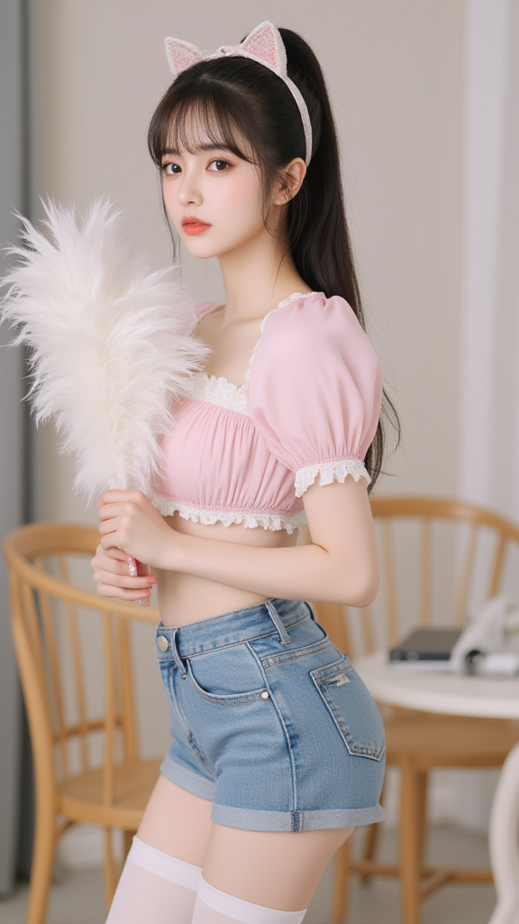 打扫卫生的小姐姐