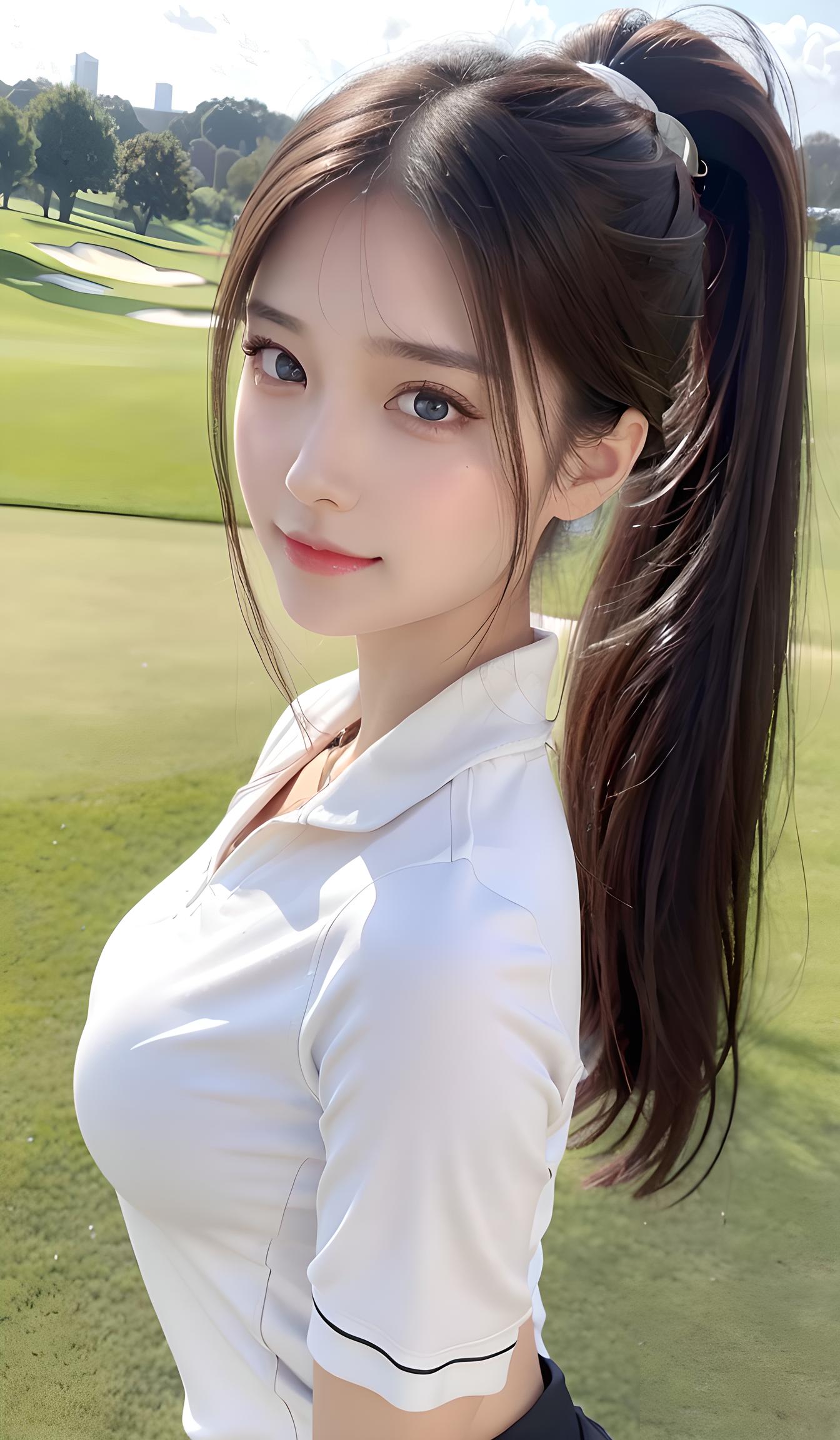 高尔夫美女