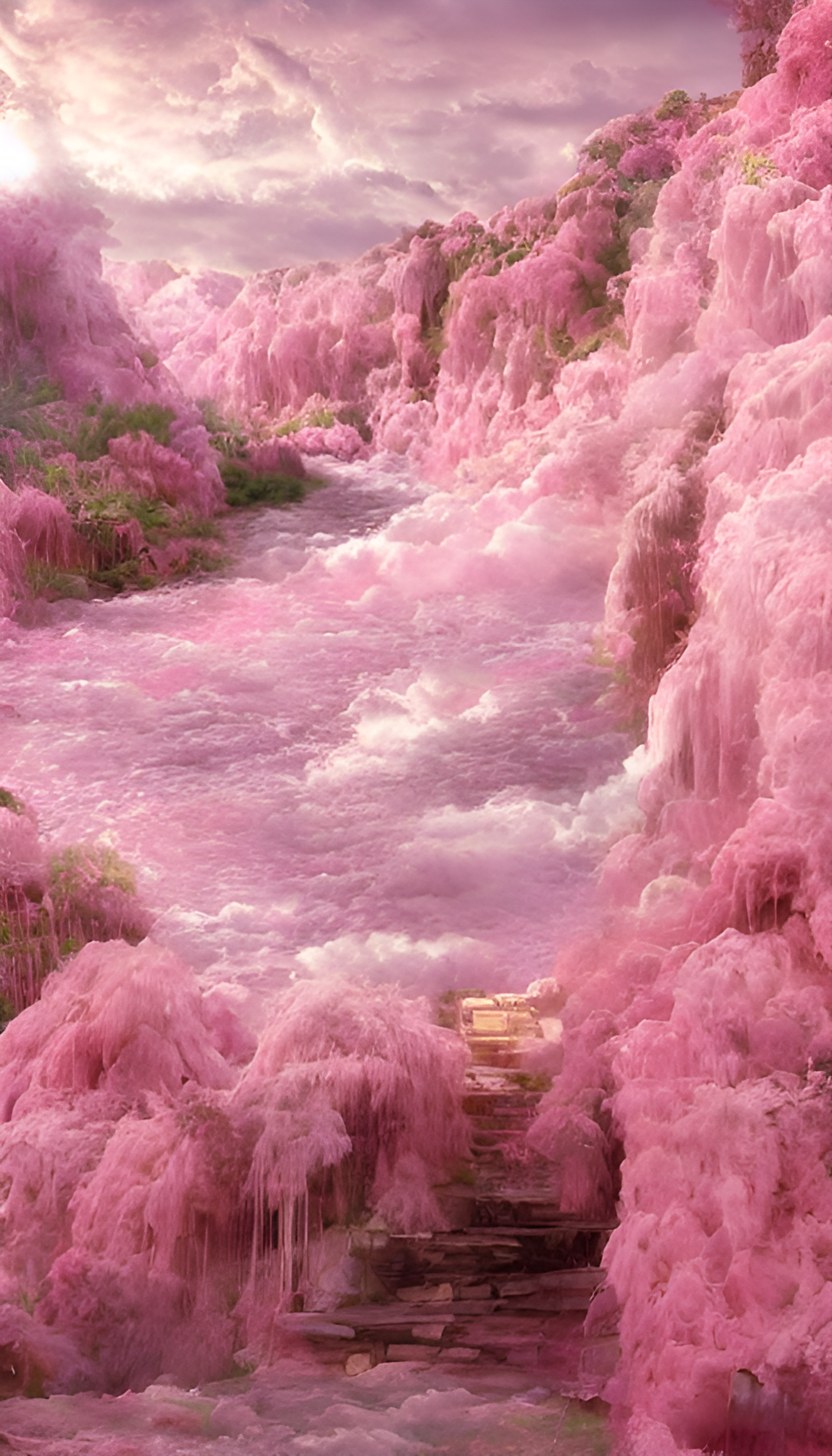 粉粉的仙山