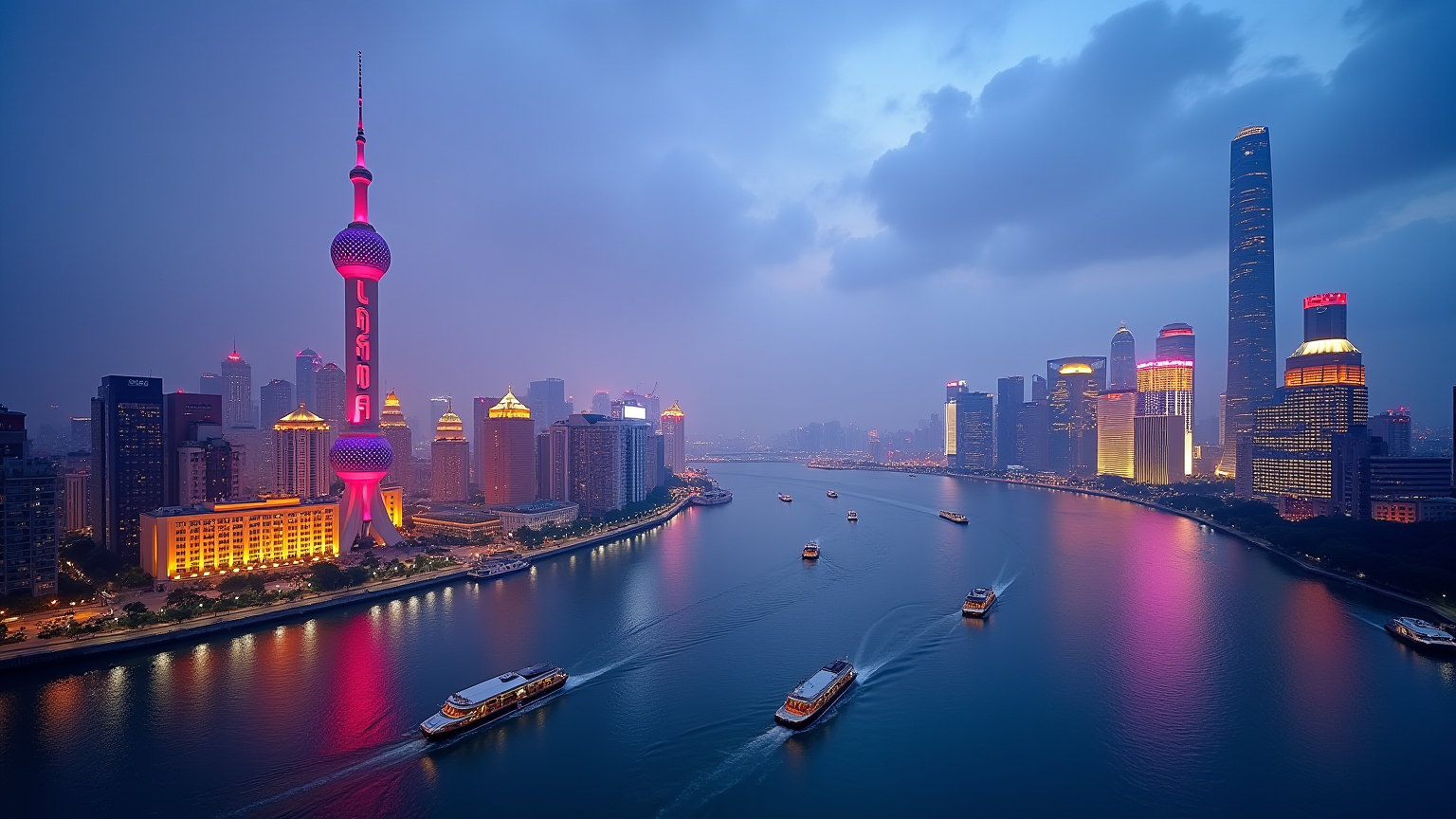 上海外滩黄浦江