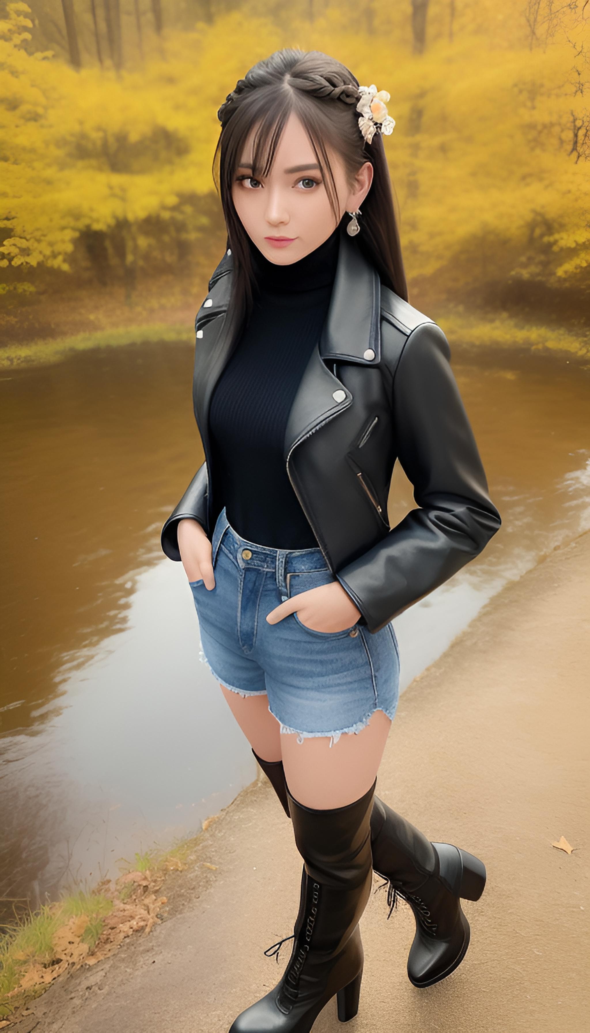 美少女时尚穿搭