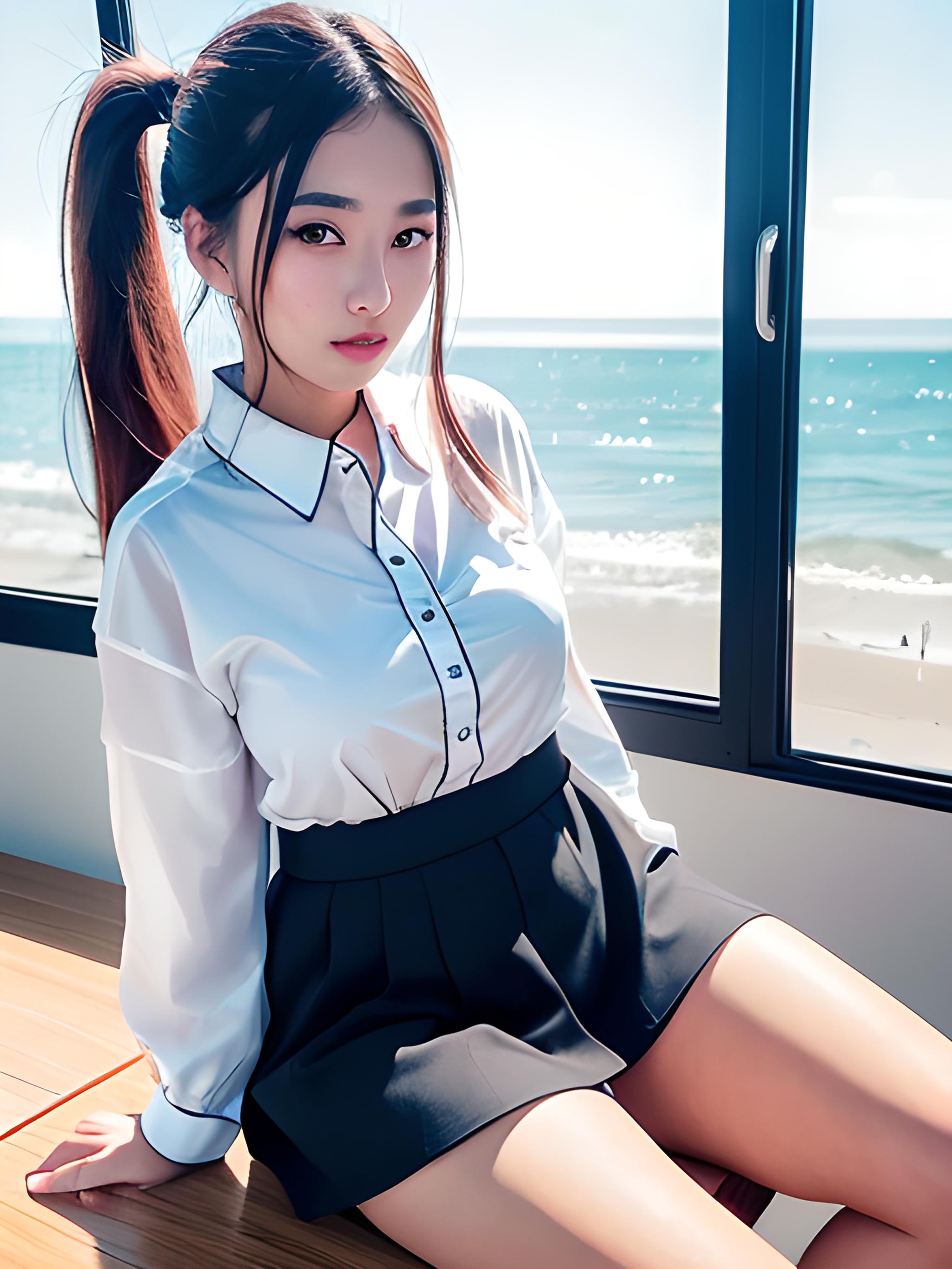 海边少女