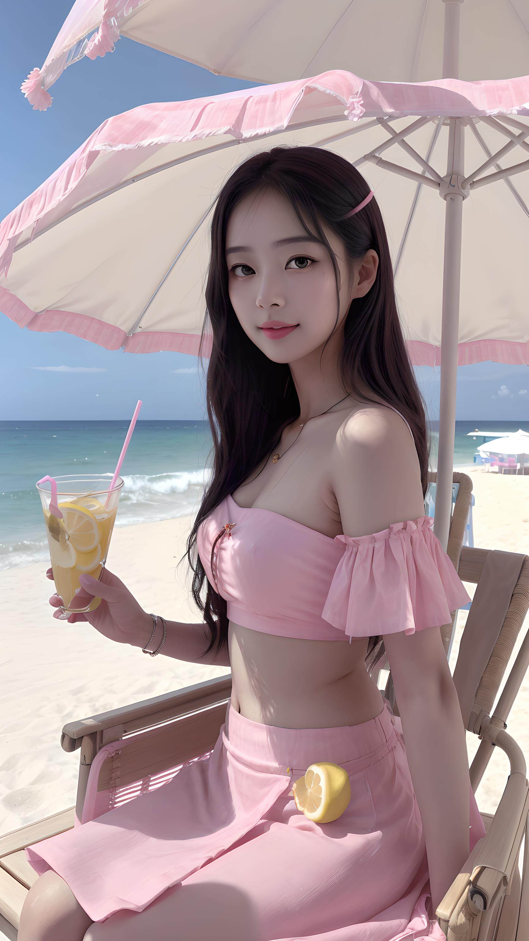 沙滩美女