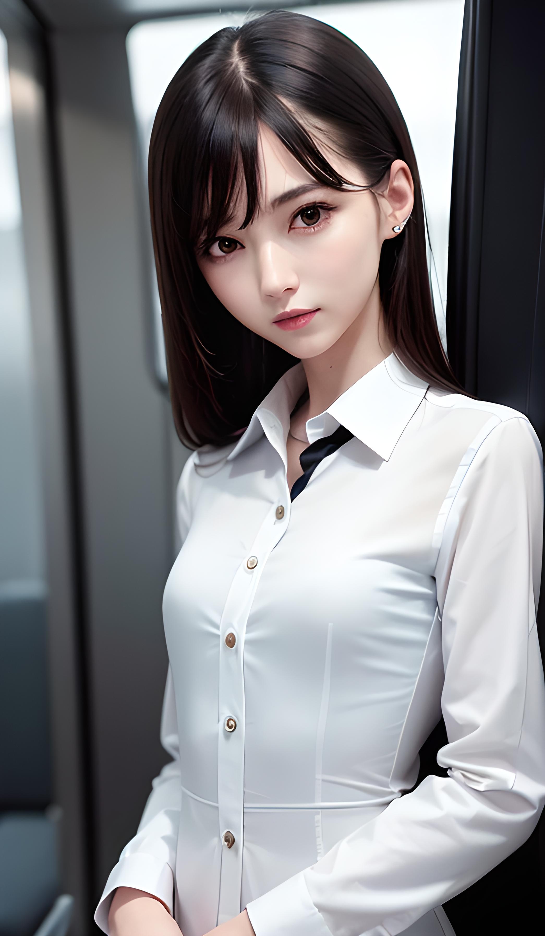 西装美女