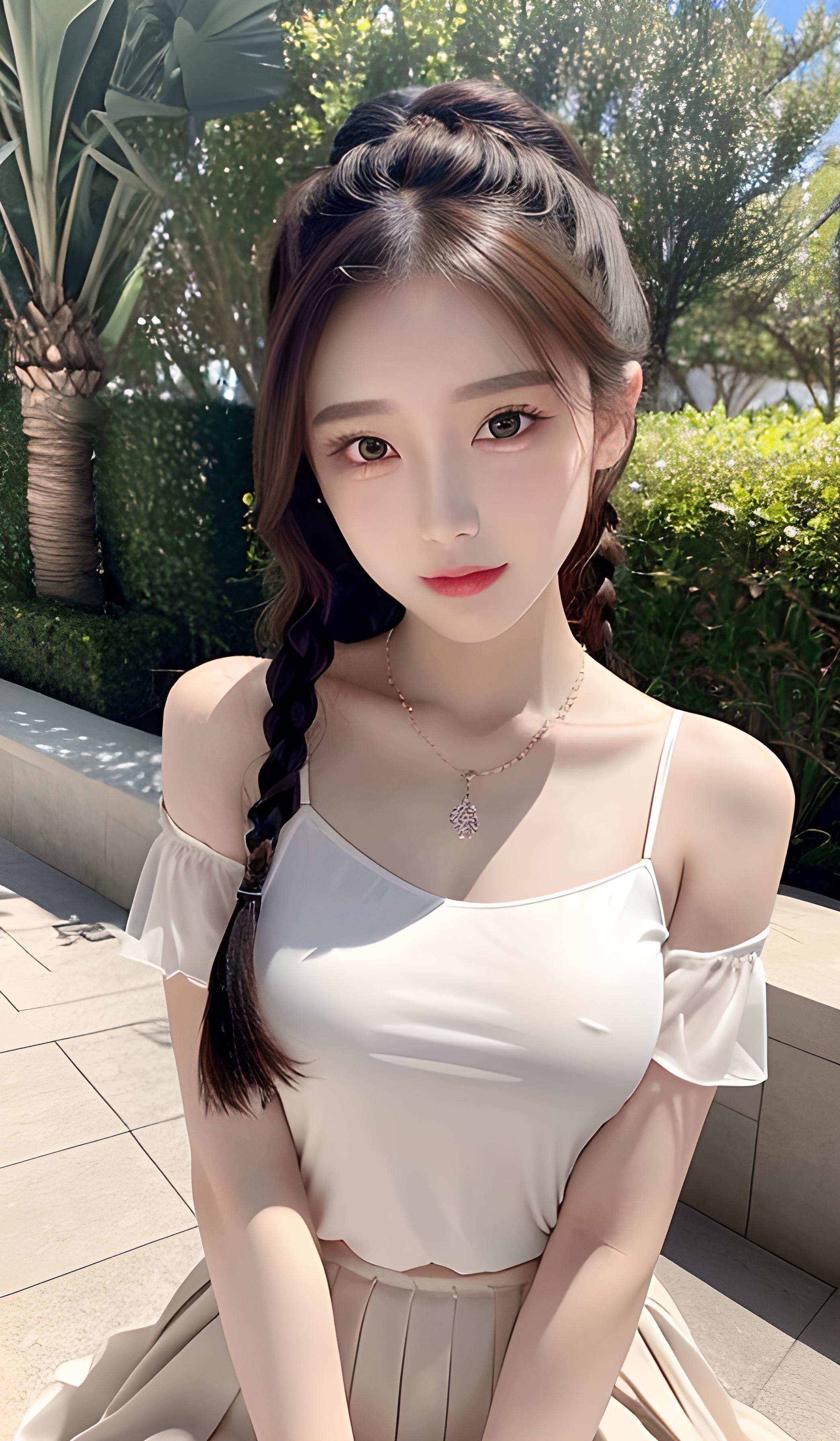 可爱的美少女