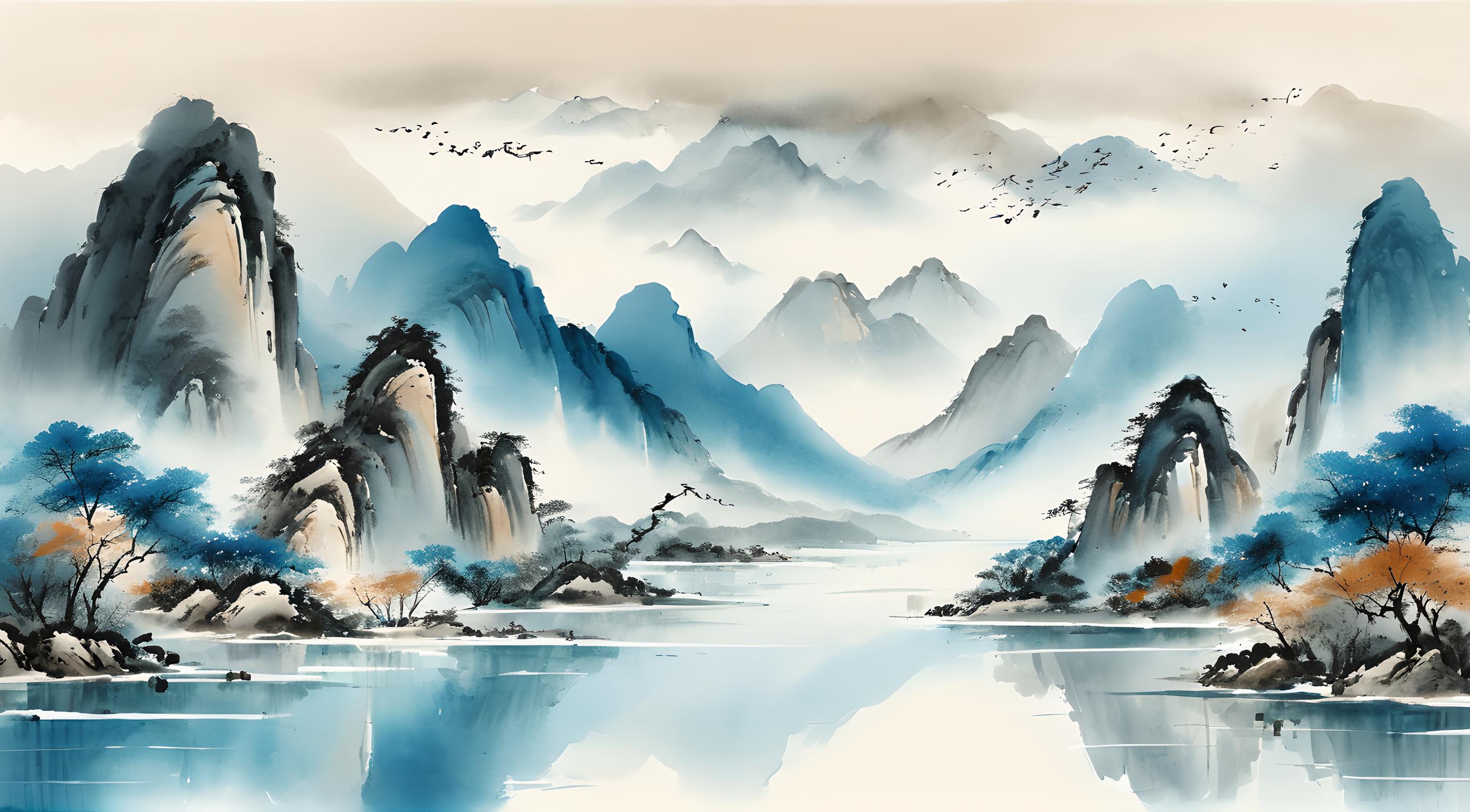 水墨山水