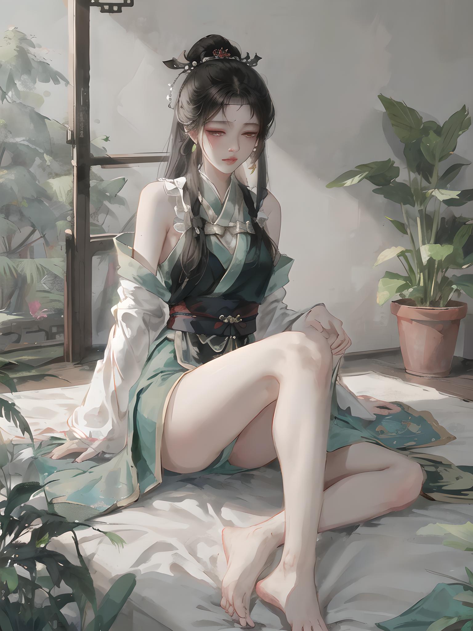 中国古装美人插画