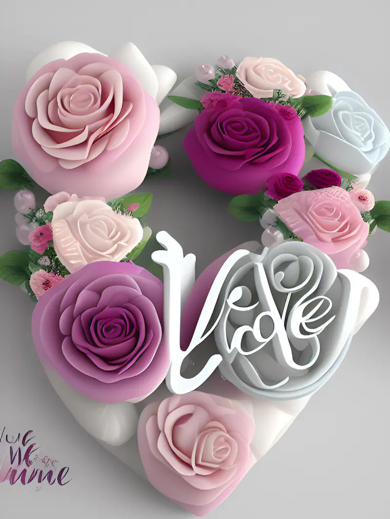 情人节玫瑰花系列，送给你心爱的人