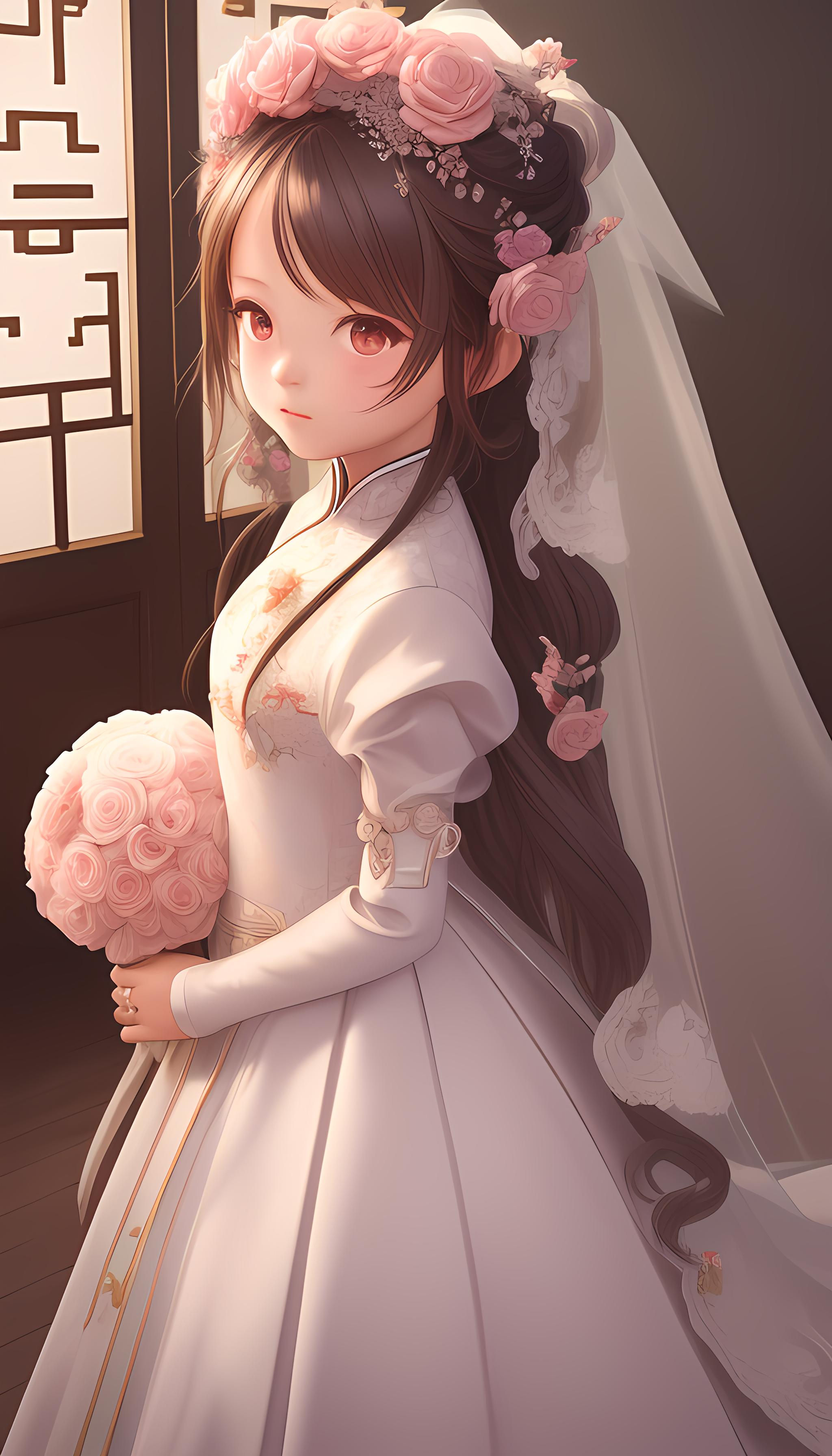 婚纱少女