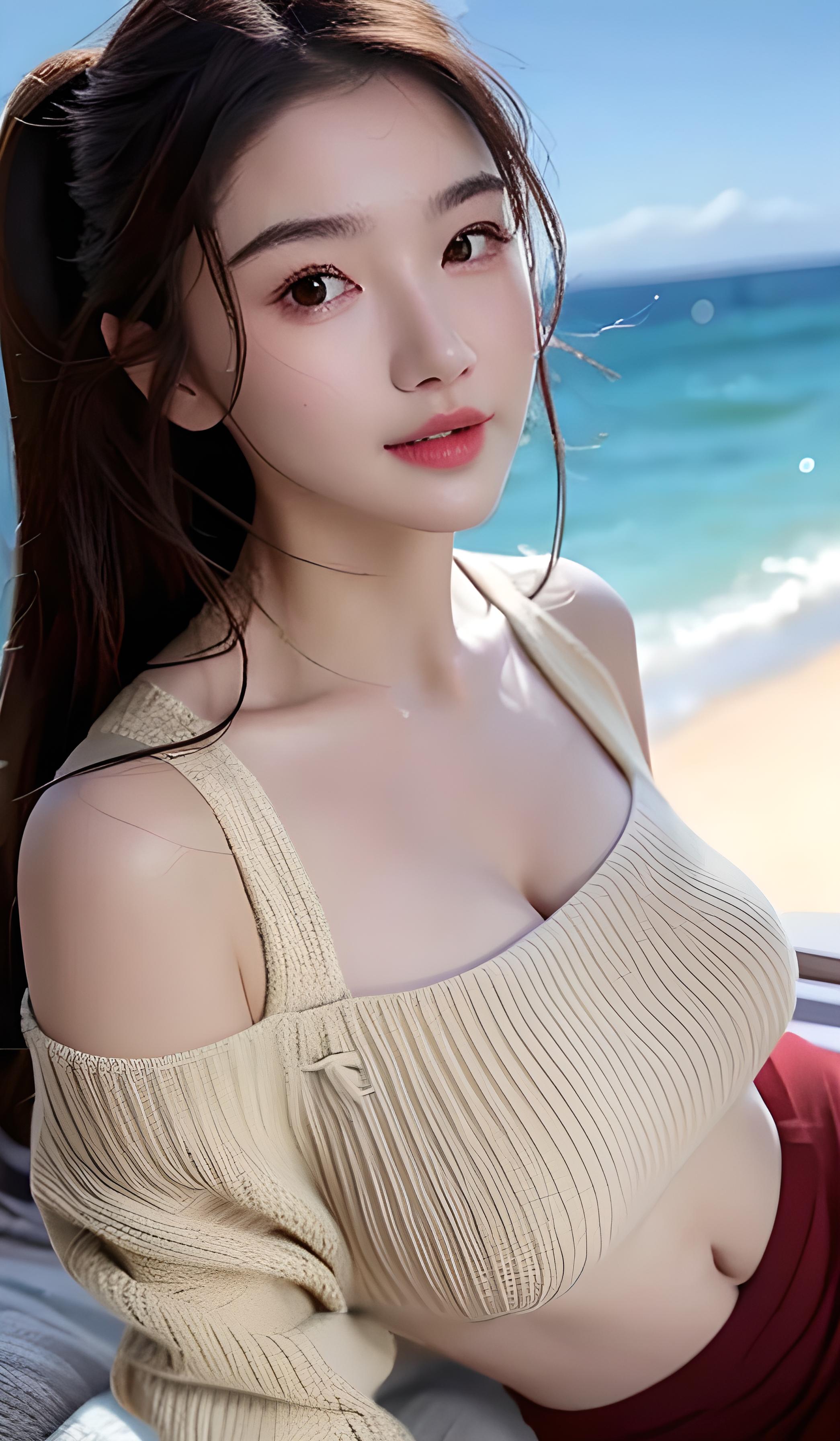 海滩美女