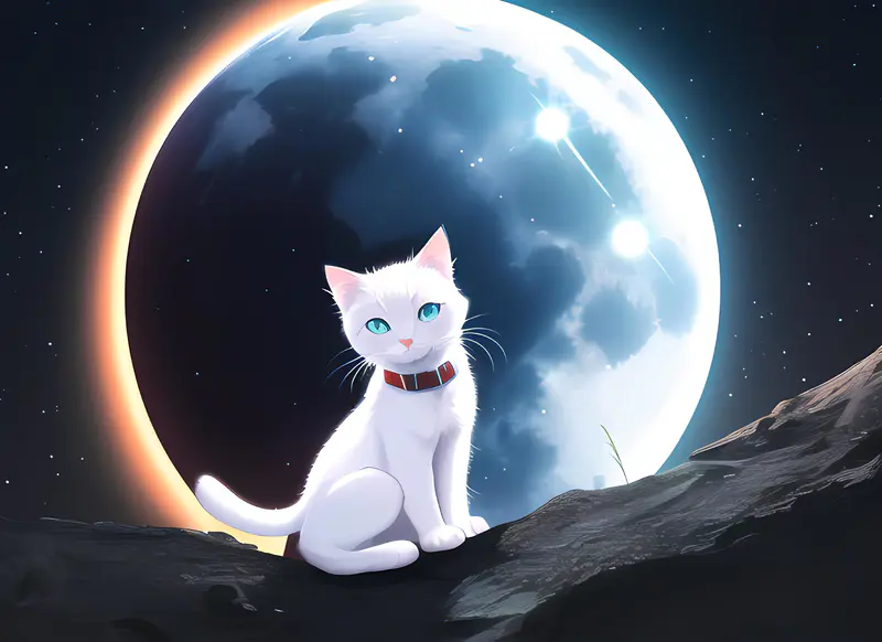 月亮与猫