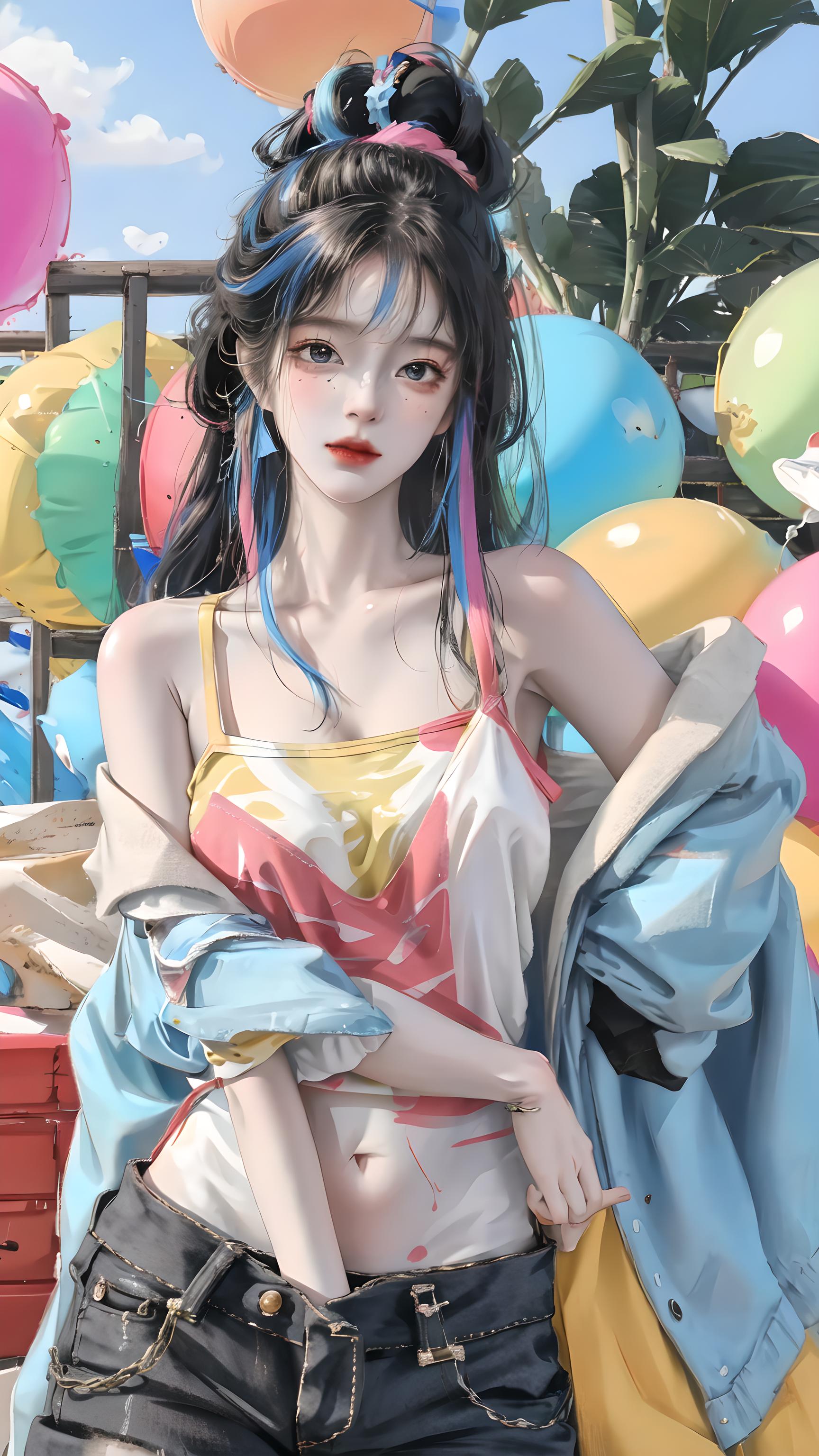 可爱的少女