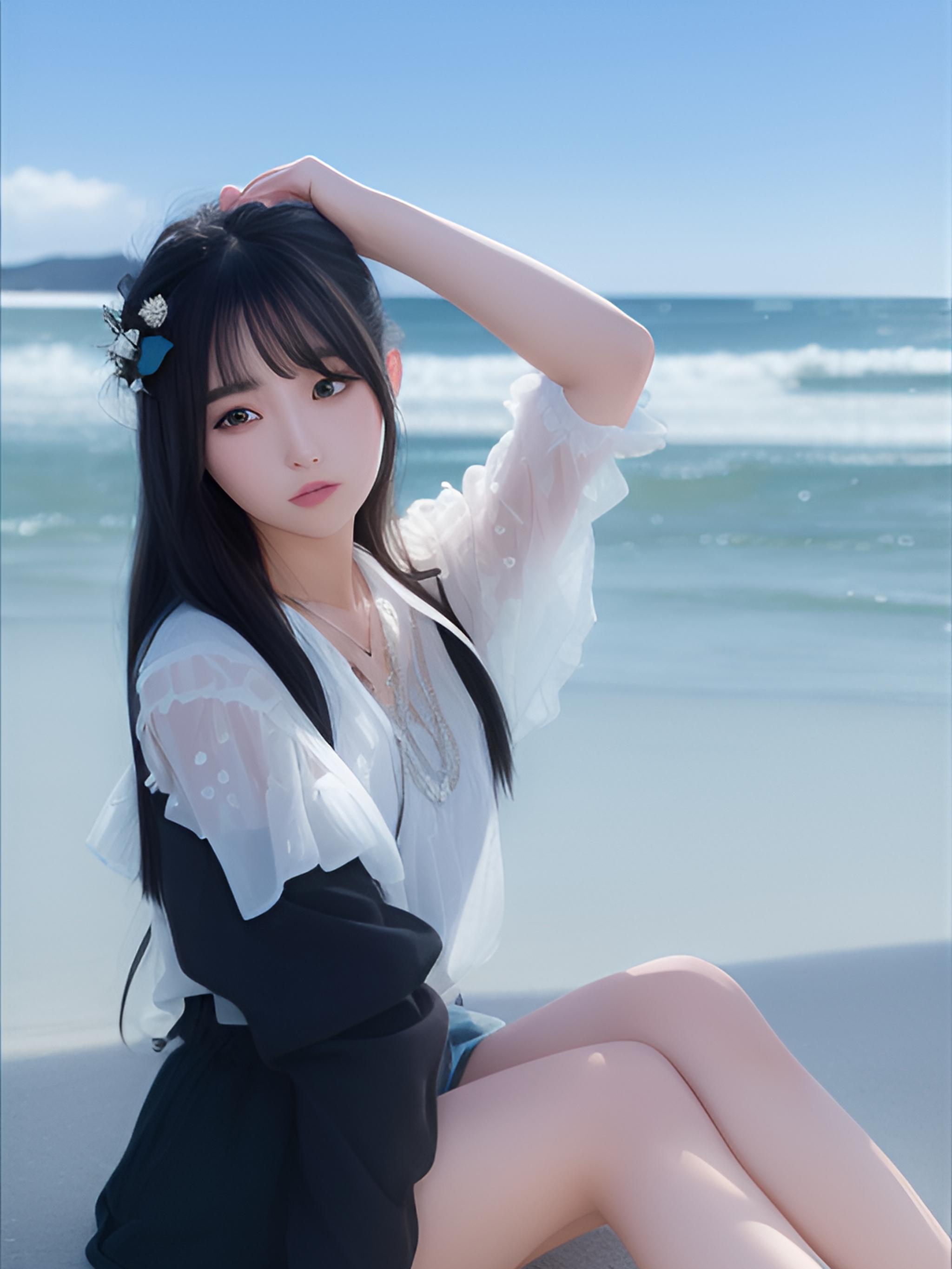 海边女孩