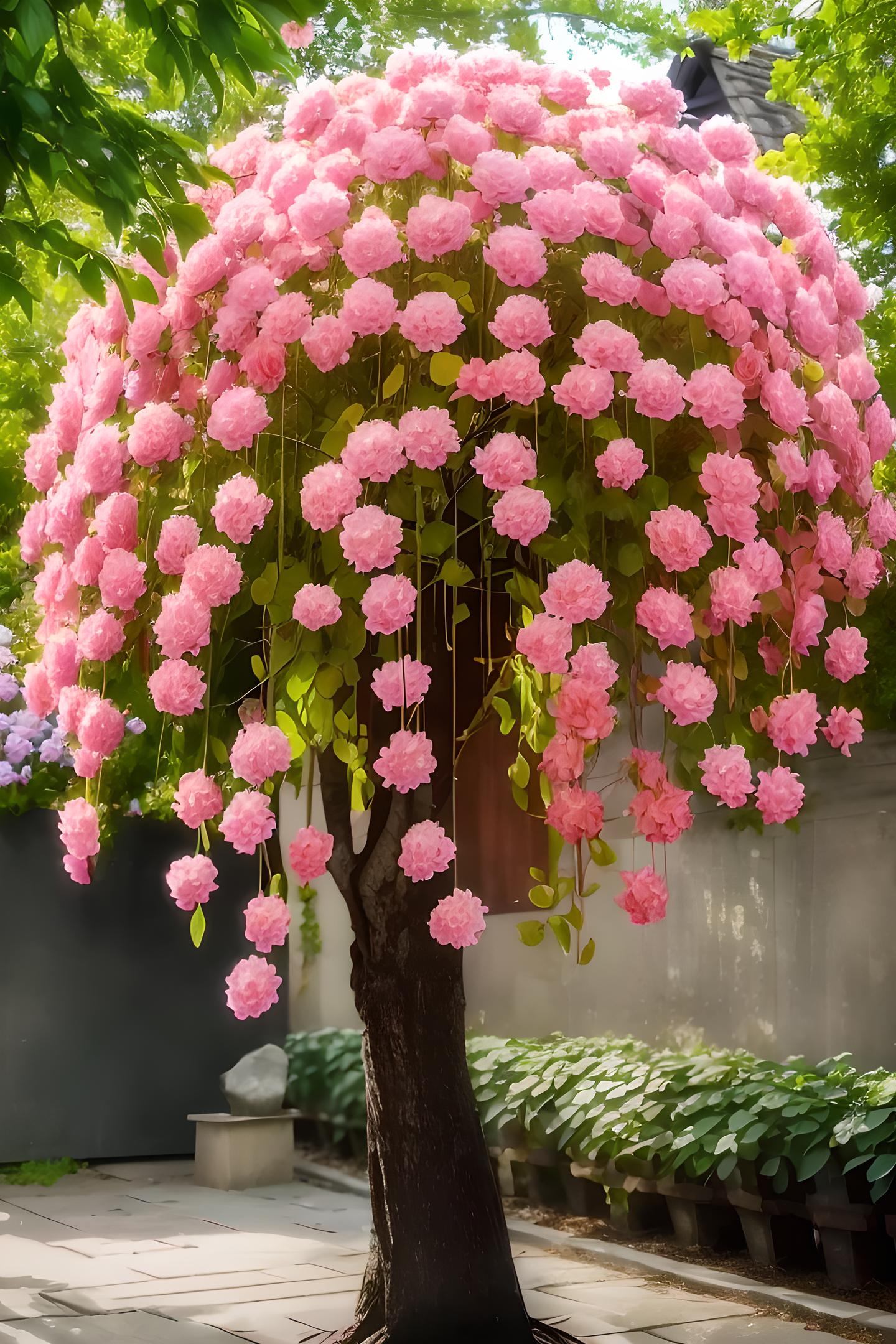 美丽的花树