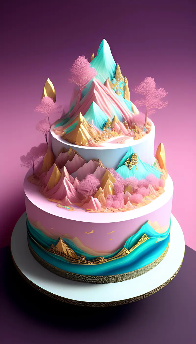 山水蛋糕