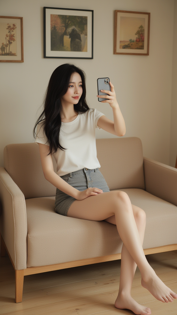 自拍女孩