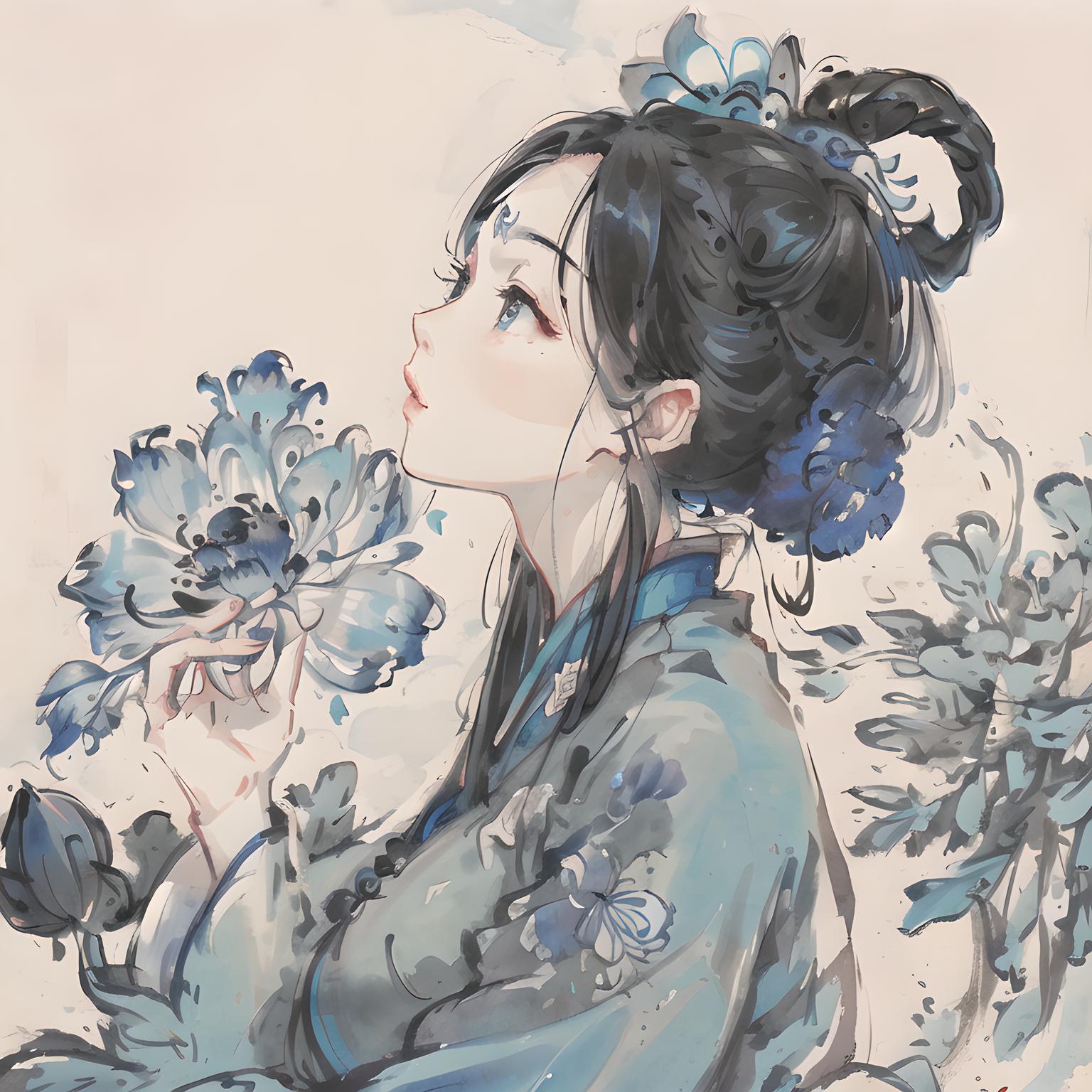 花儿与少女