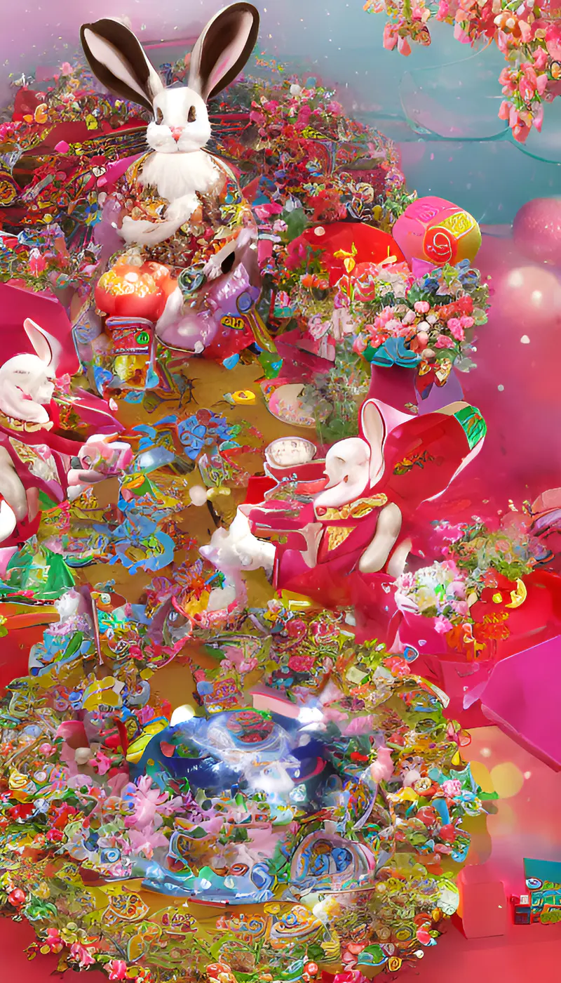 春节，兔子过新年