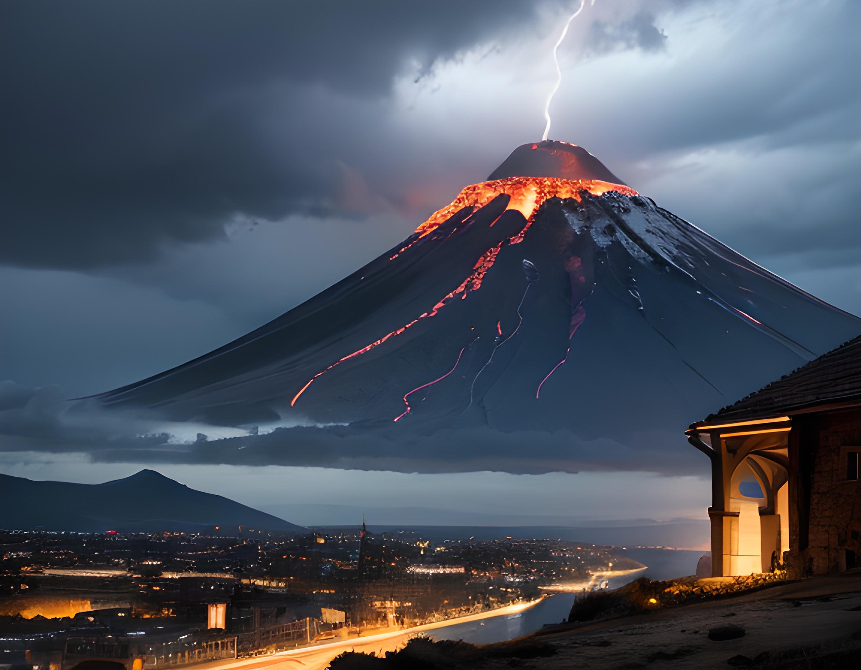 火山城堡