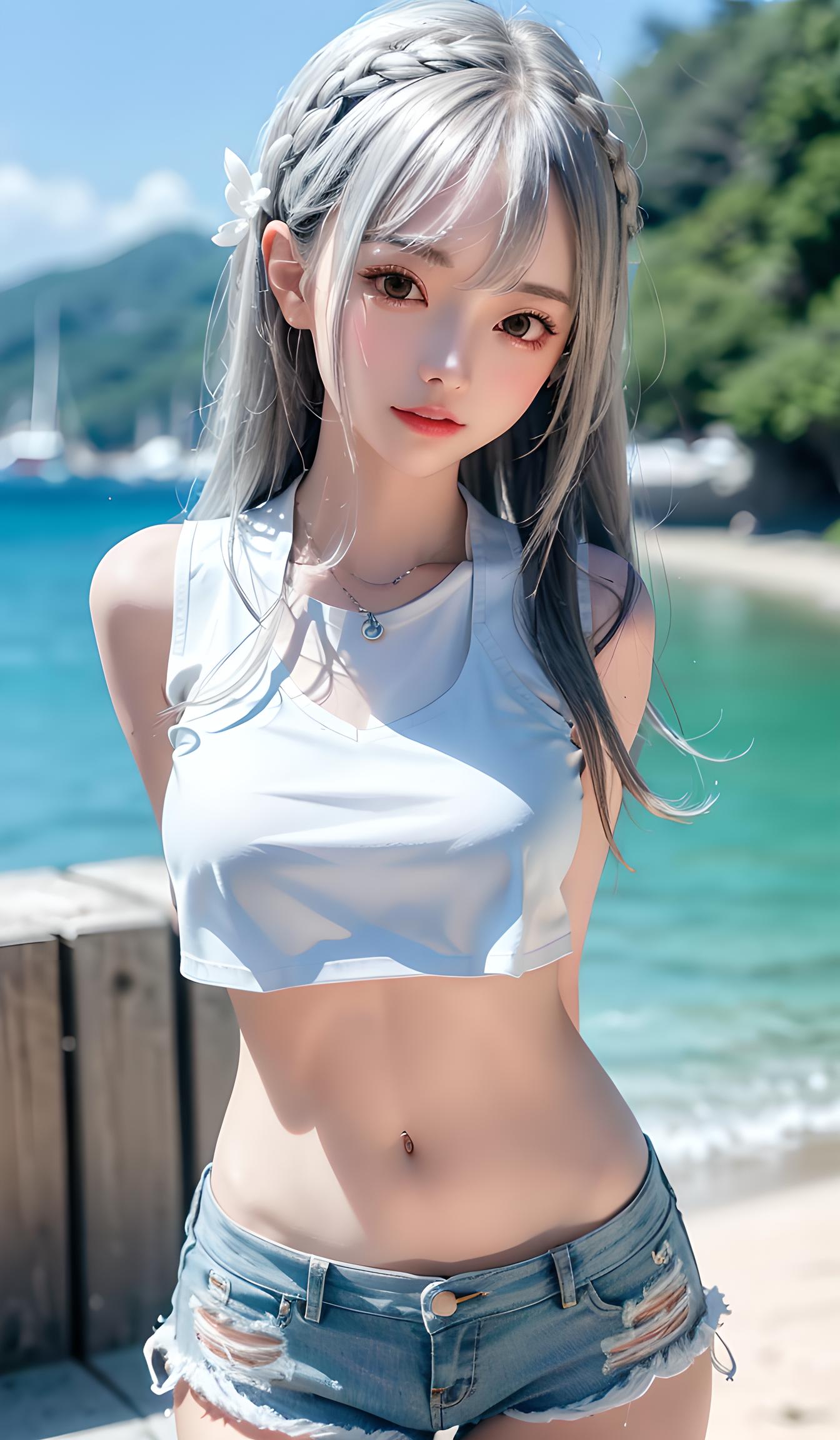 海边女孩