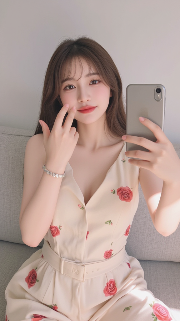 自拍女孩