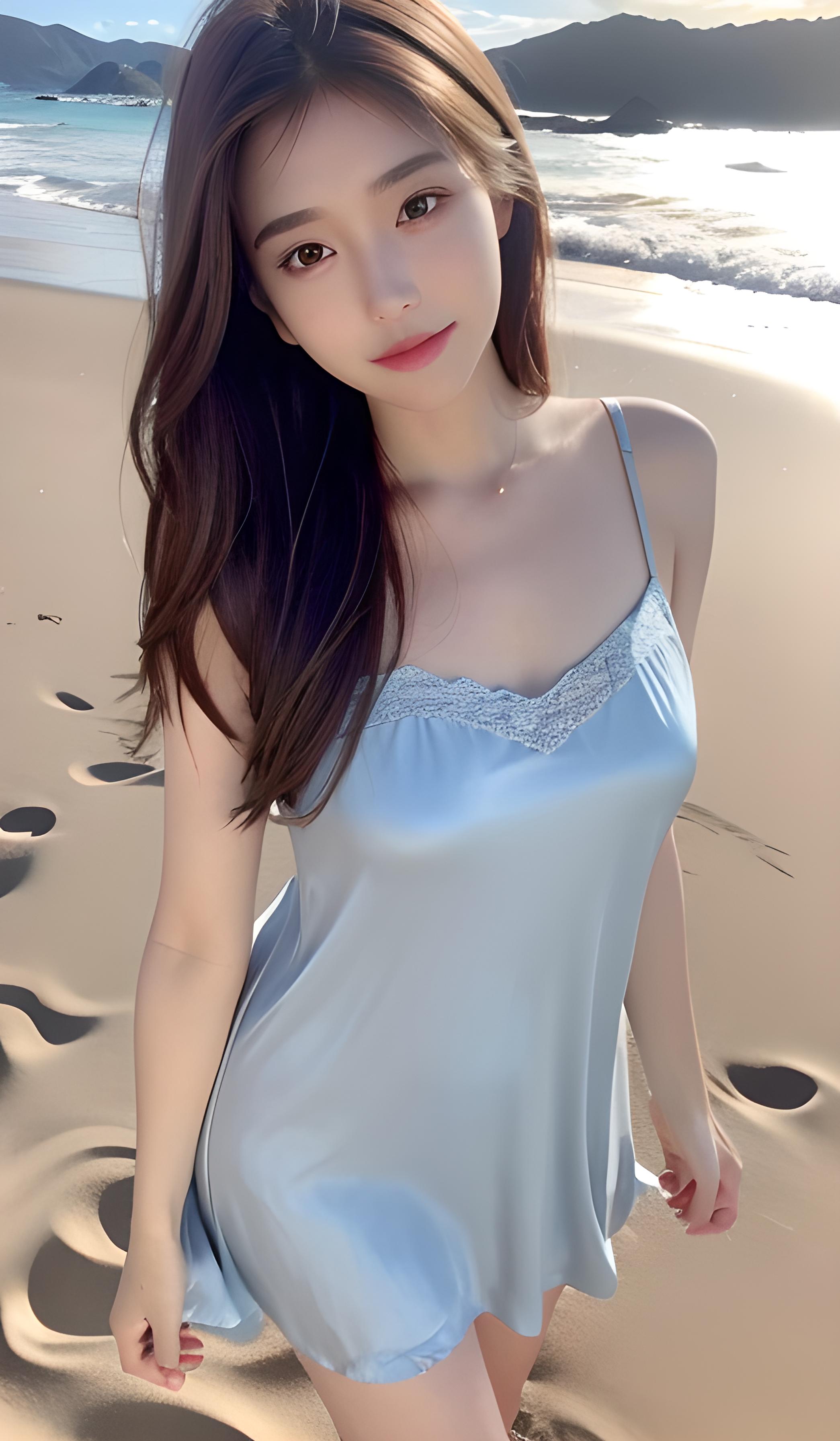 海滩美女