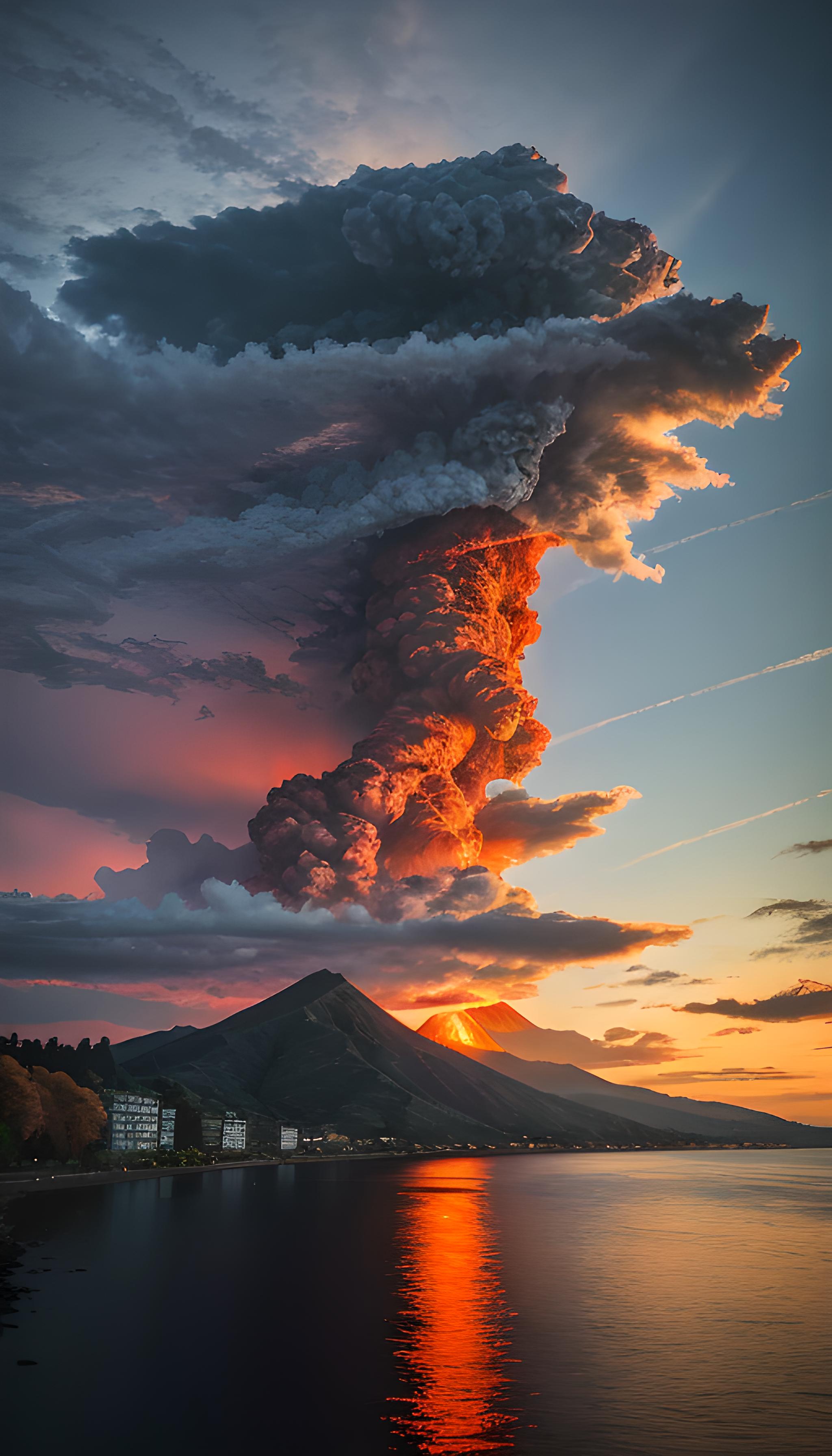 火山爆发