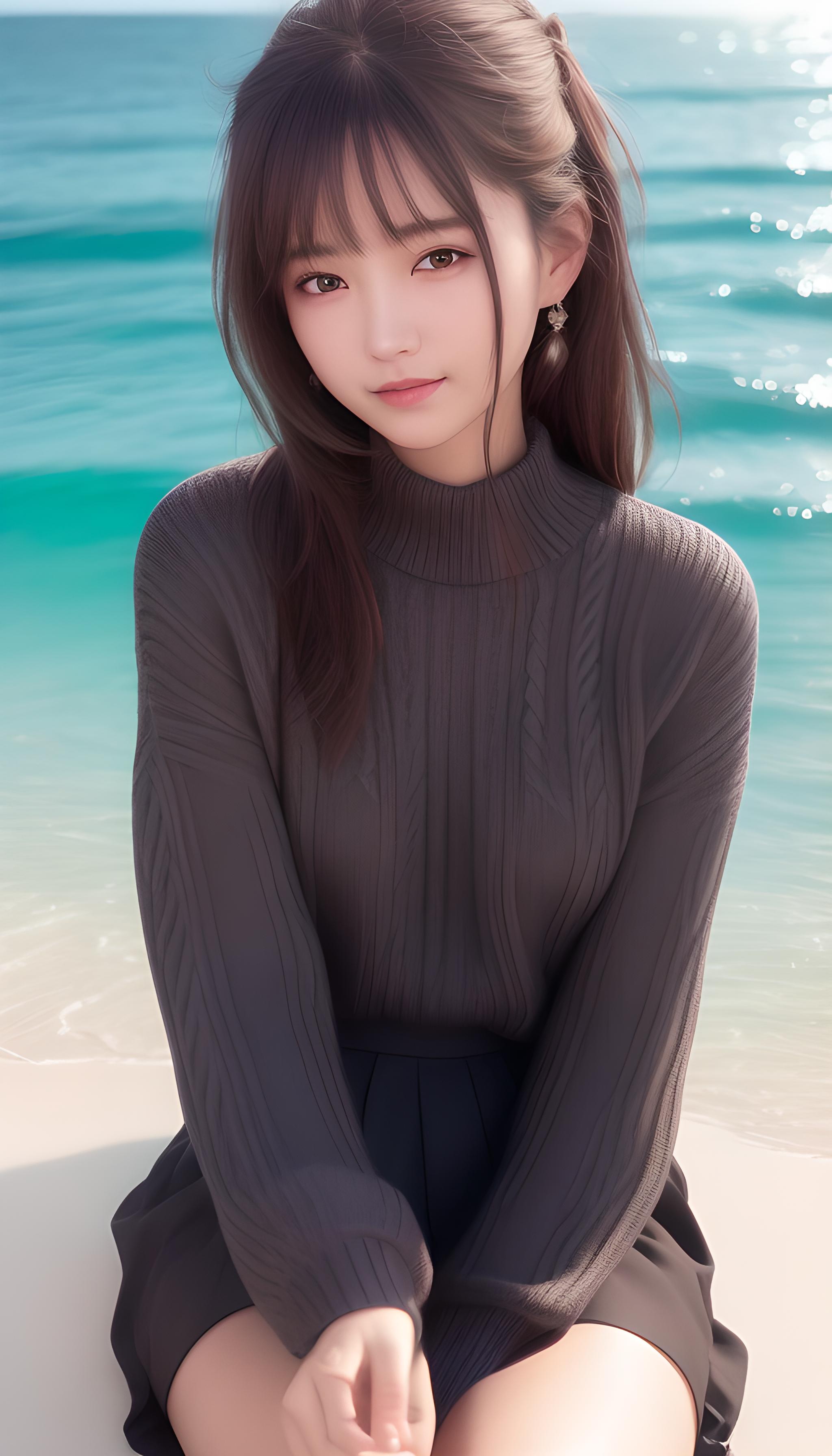 海边少女