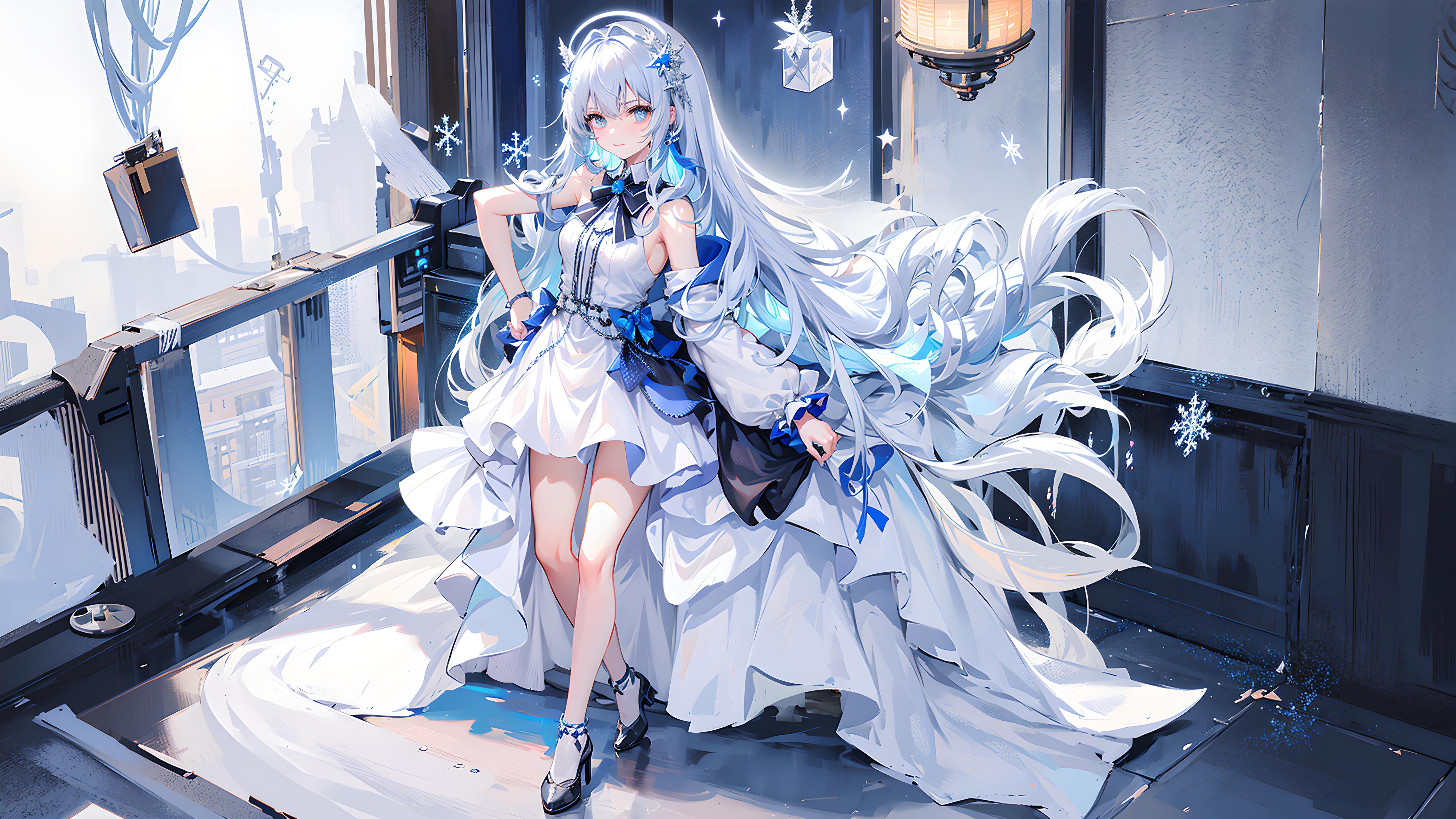 少女·雪