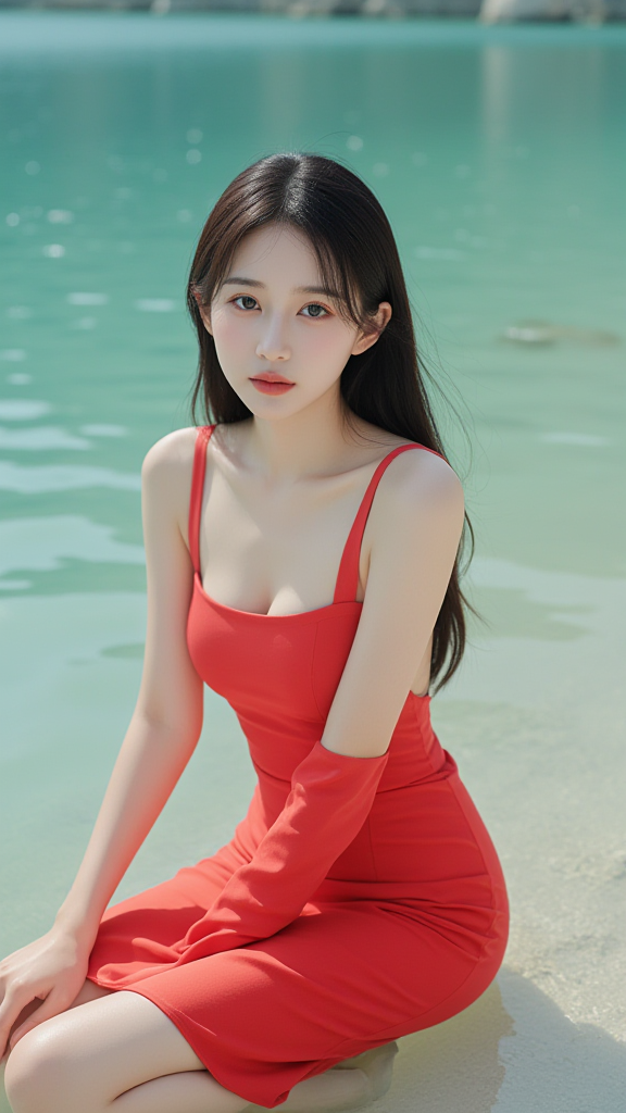 水边女孩