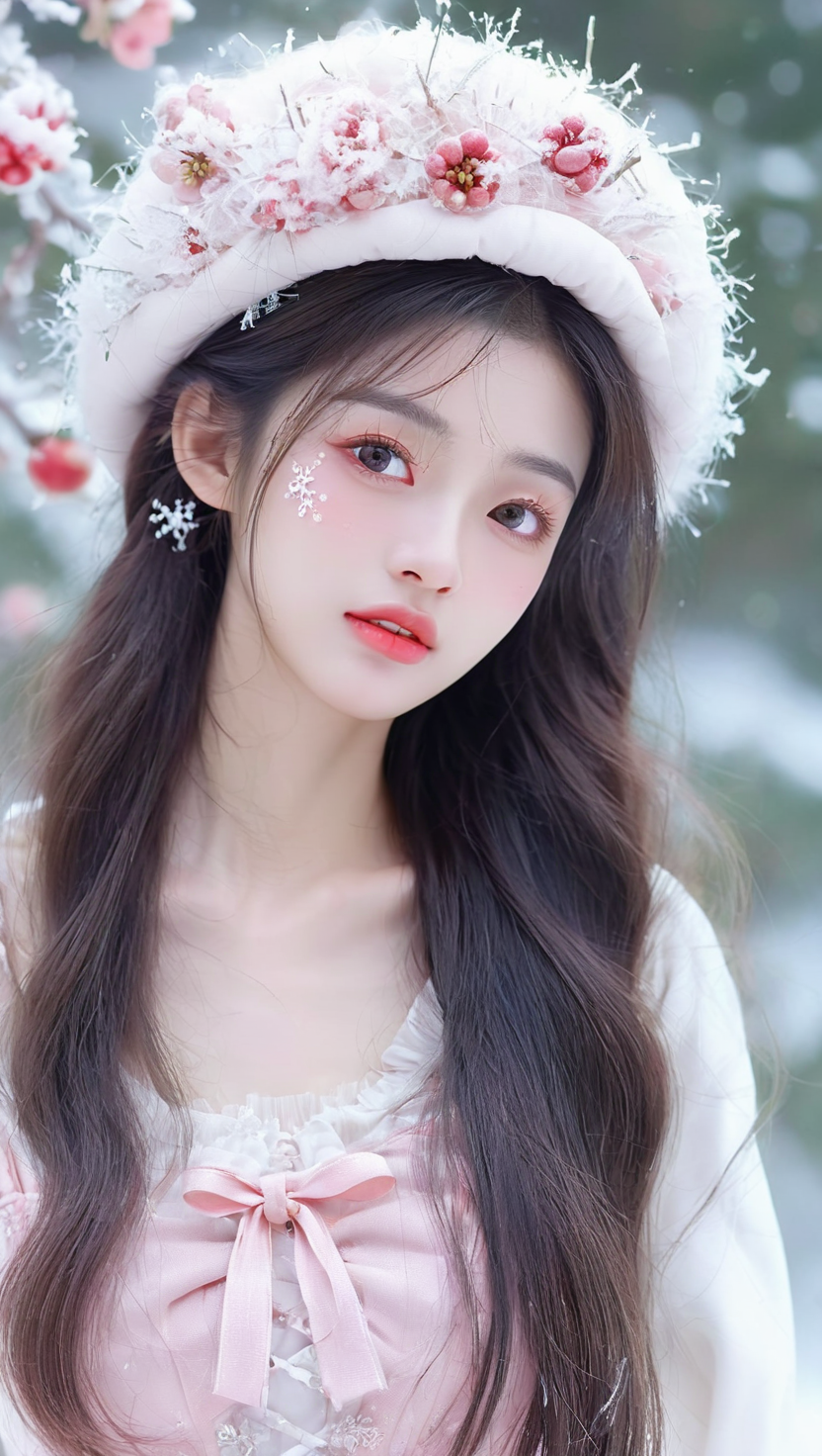 雪花美女