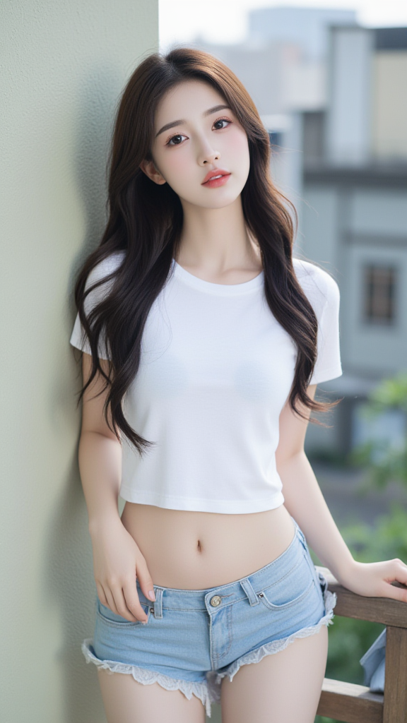 小肚腩女孩