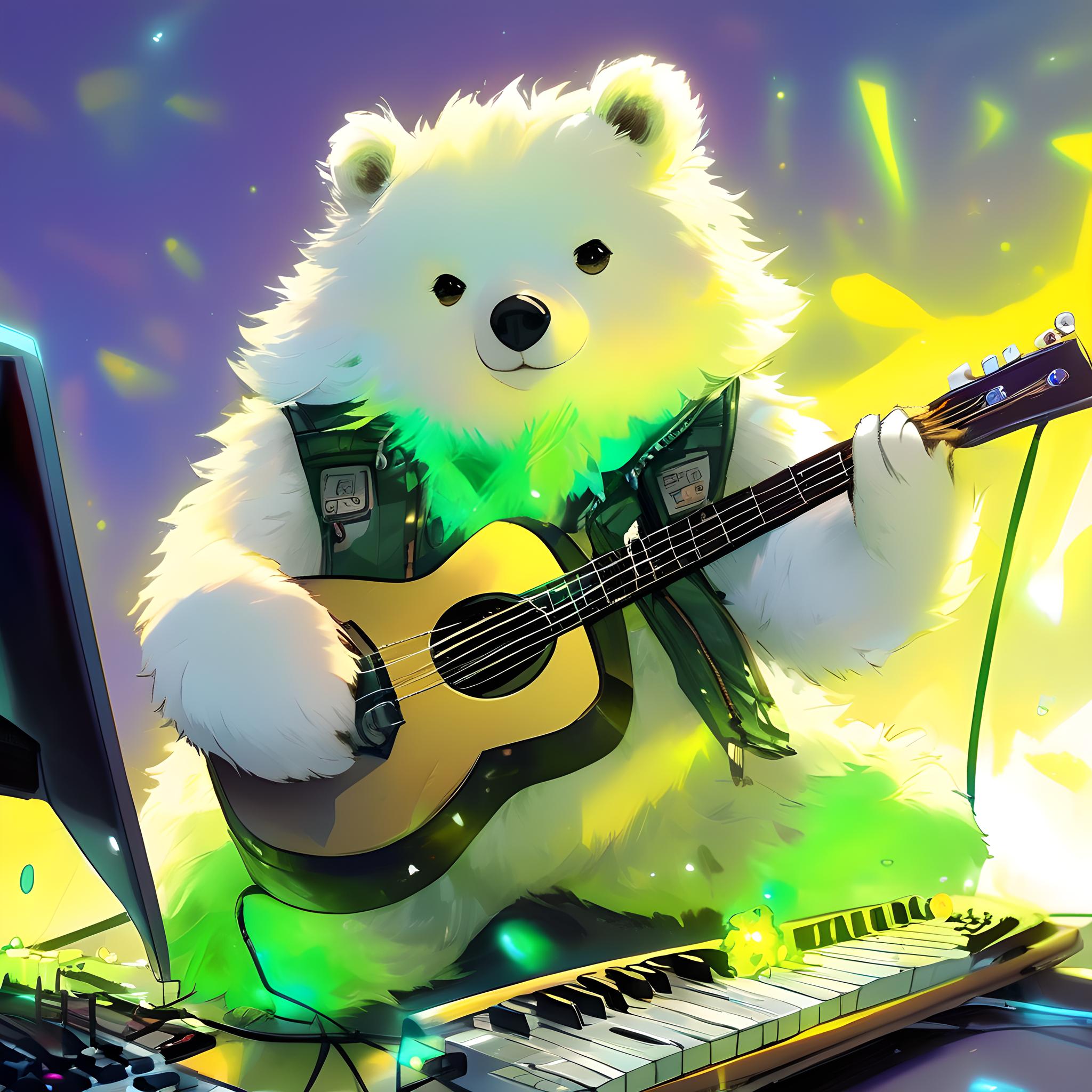 小熊弹吉他