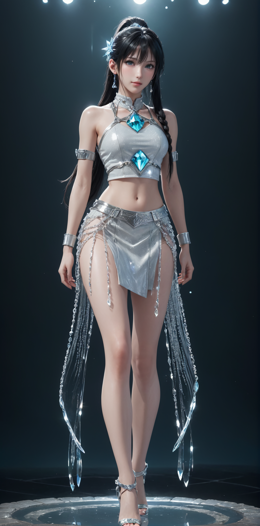 最终幻想蒂法的水晶裙