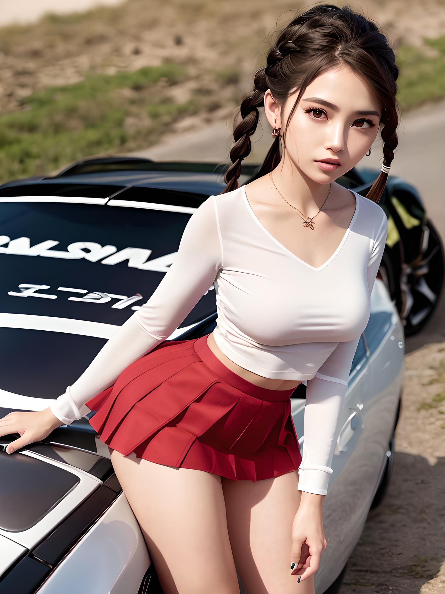 香车美女